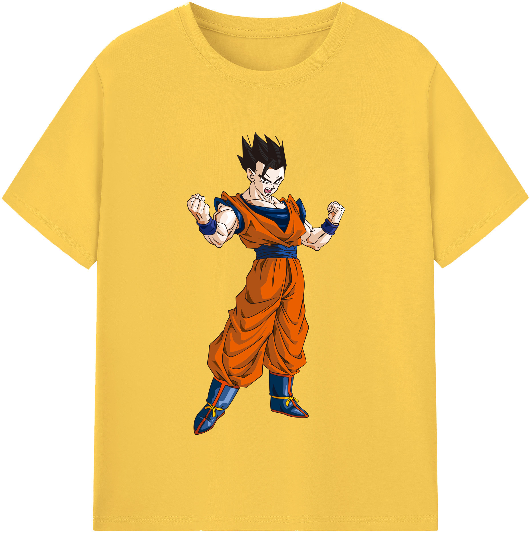 （画像用） ドラゴンボール 孫 悟飯（そんごはん）DRAGON BALL Son Gohan 綿100％半袖Tシャツ（フロントプリント）