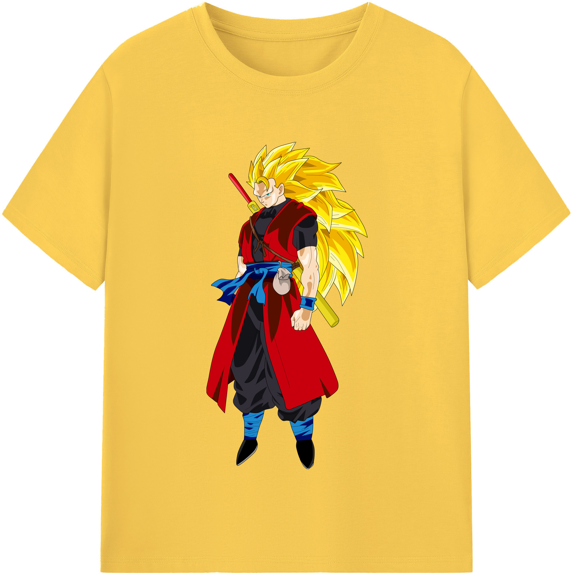 （画像用） ドラゴンボール トランクス（Torankusu）DRAGON BALL Trunks 綿100％半袖Tシャツ（フロントプリント）