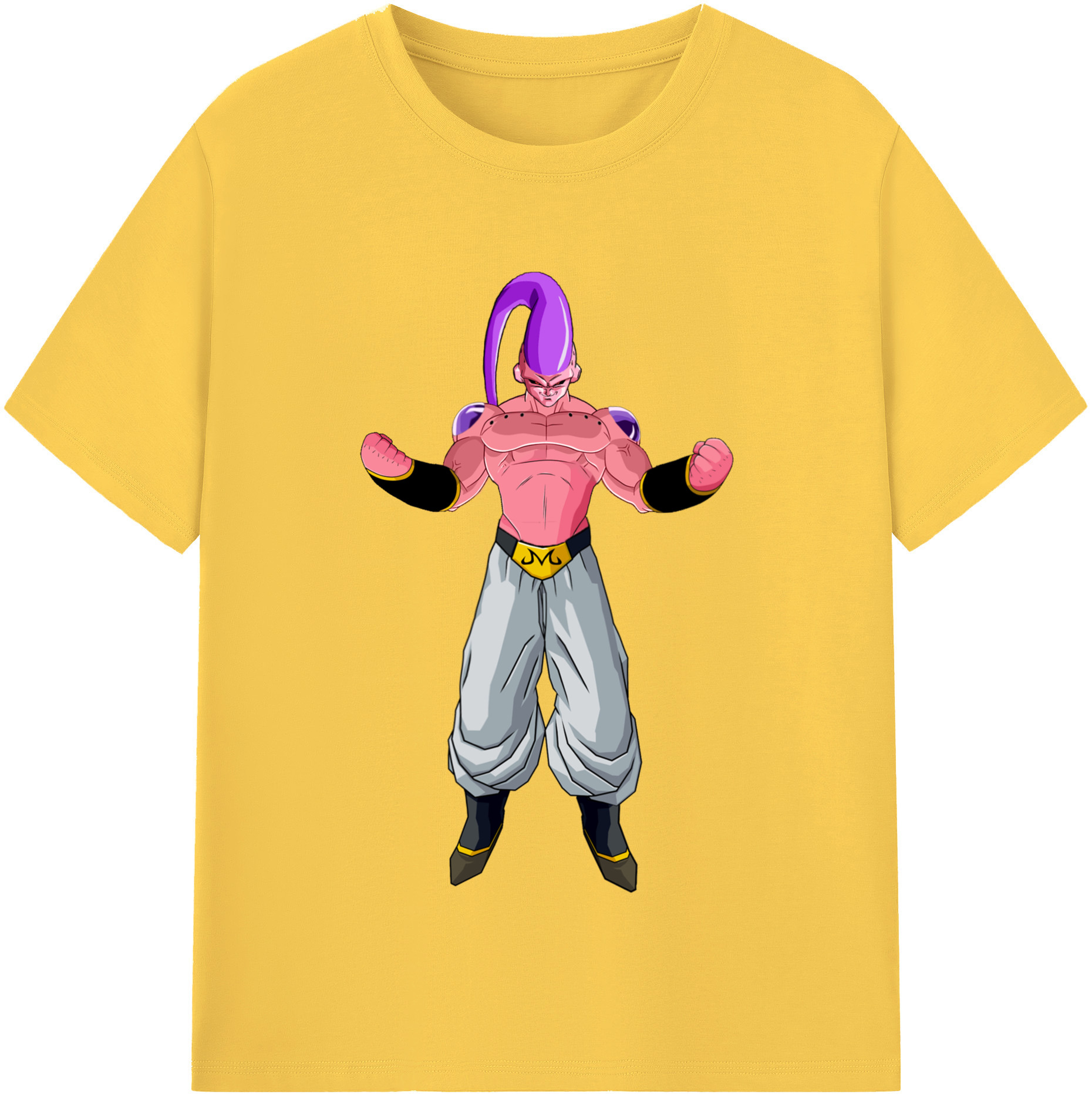 （画像用） ドラゴンボール 魔人ブウ DRAGON BALL Majin Buu 綿100％半袖Tシャツ（フロントプリント）