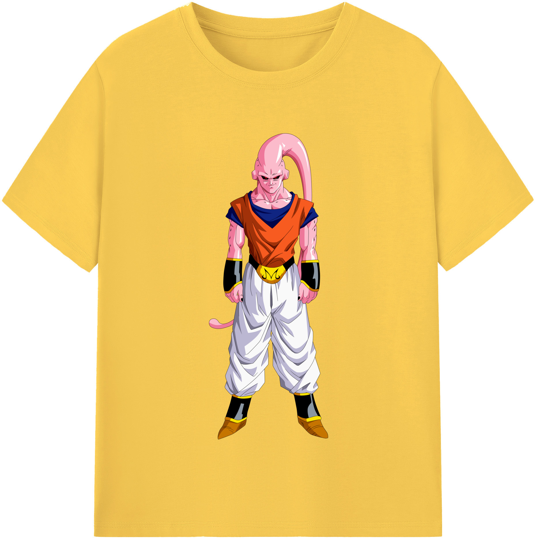 （画像用） ドラゴンボール 魔人ブウ DRAGON BALL Majin Buu 綿100％半袖Tシャツ（フロントプリント）