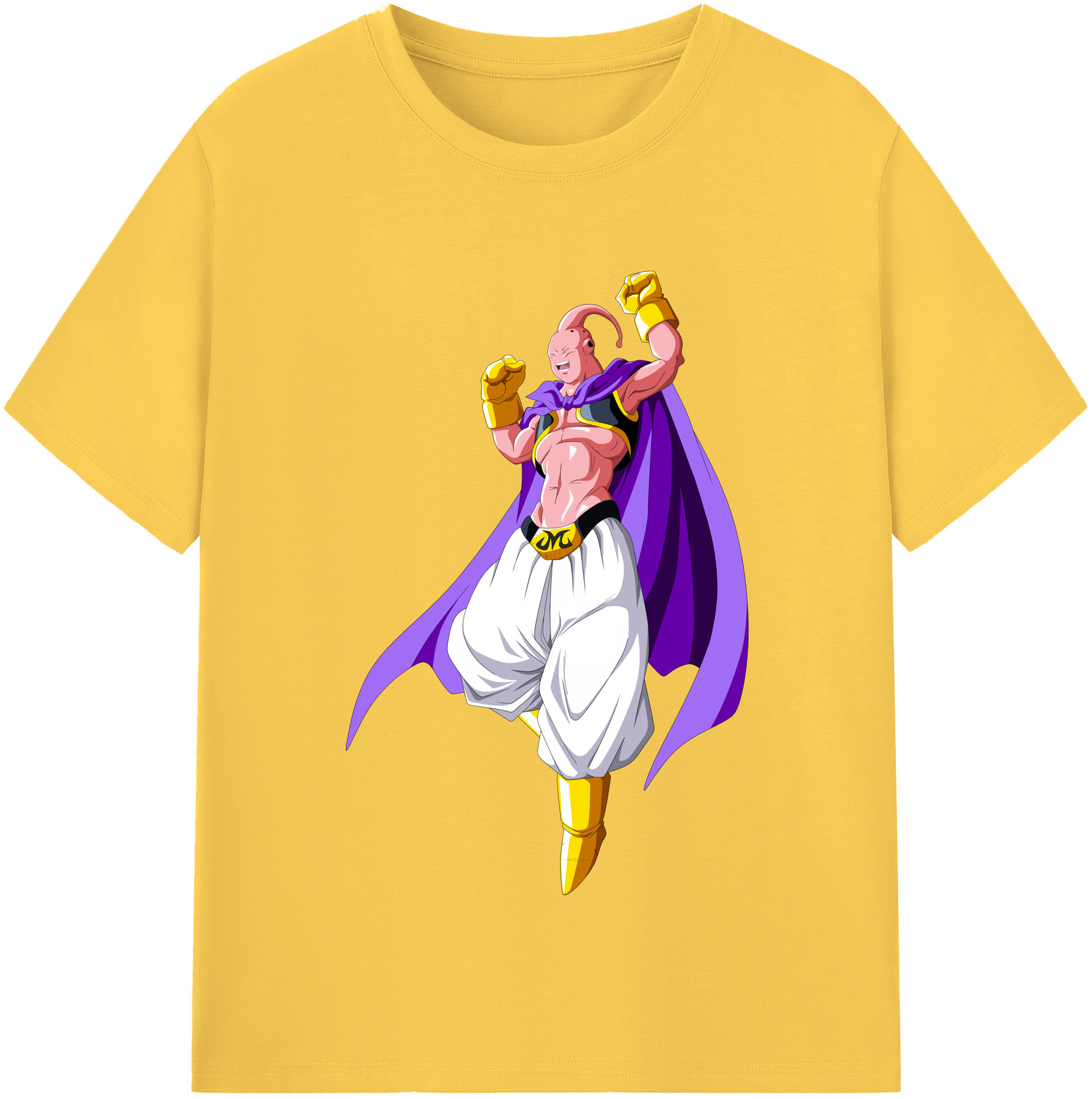 （画像用） ドラゴンボール 魔人ブウ DRAGON BALL Majin Buu 綿100％半袖Tシャツ（フロントプリント）