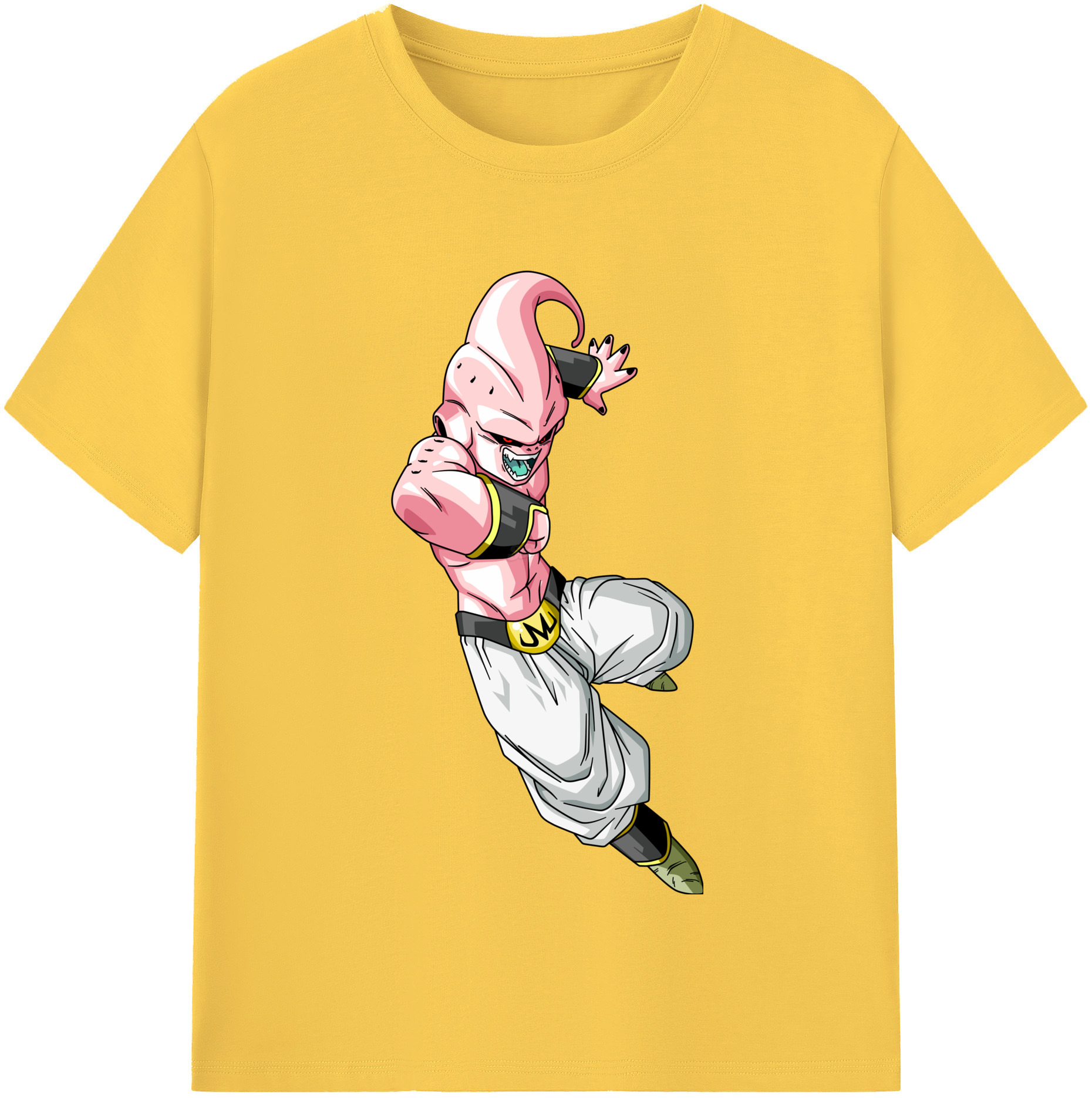 （画像用） ドラゴンボール 魔人ブウ DRAGON BALL Majin Buu 綿100％半袖Tシャツ（フロントプリント）