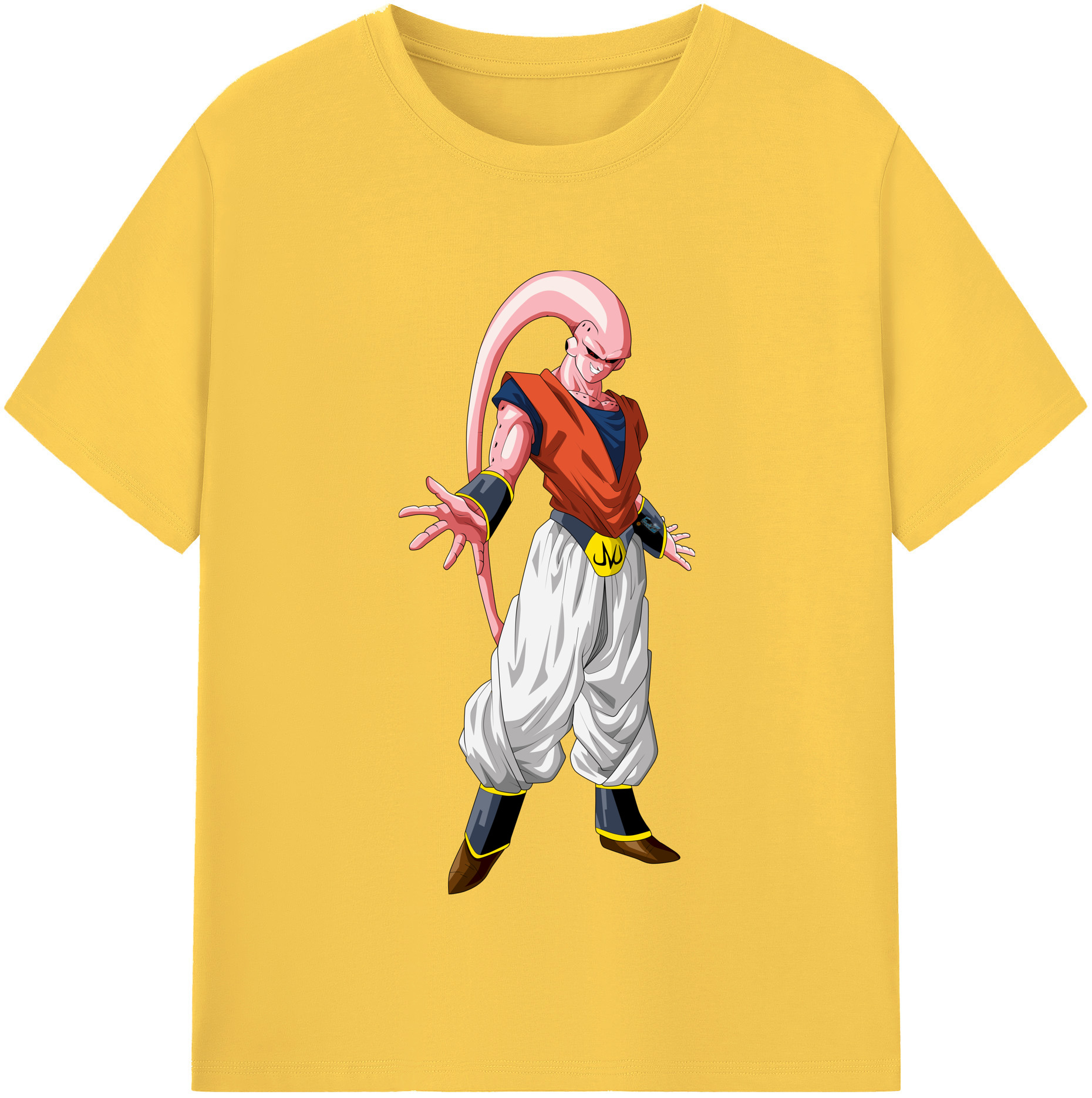 （画像用） ドラゴンボール 魔人ブウ DRAGON BALL Majin Buu 綿100％半袖Tシャツ（フロントプリント）