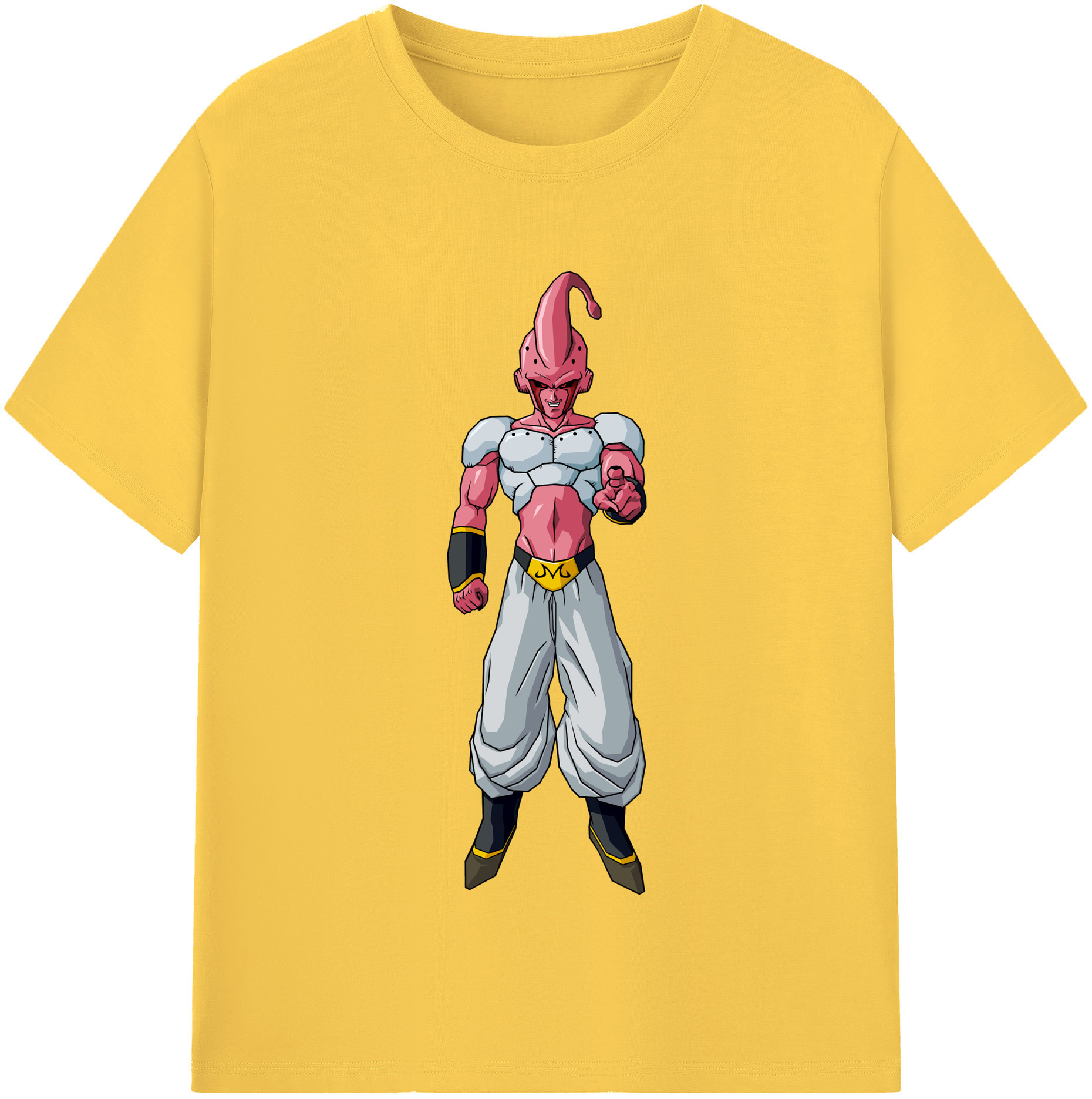 （画像用） ドラゴンボール 魔人ブウ DRAGON BALL Majin Buu 綿100％半袖Tシャツ（フロントプリント）