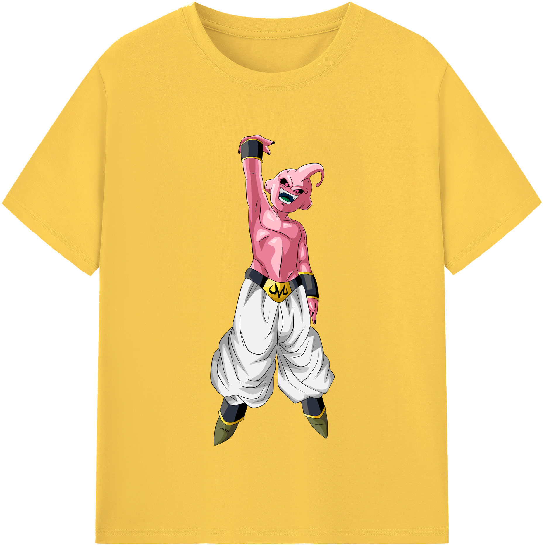 （画像用） ドラゴンボール 魔人ブウ DRAGON BALL Majin Buu 綿100％半袖Tシャツ（フロントプリント）