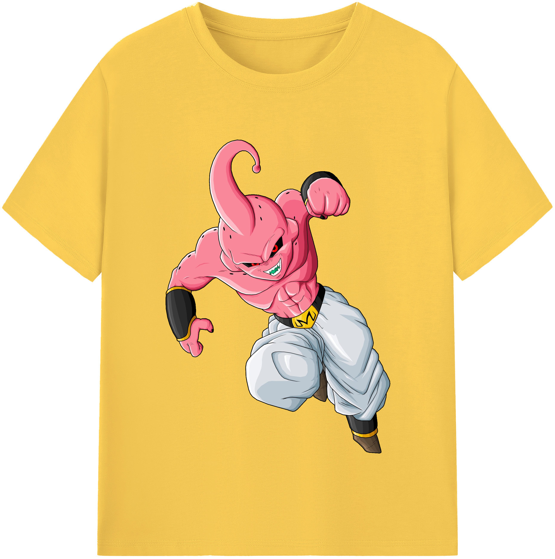 （画像用） ドラゴンボール 魔人ブウ DRAGON BALL Majin Buu 綿100％半袖Tシャツ（フロントプリント）