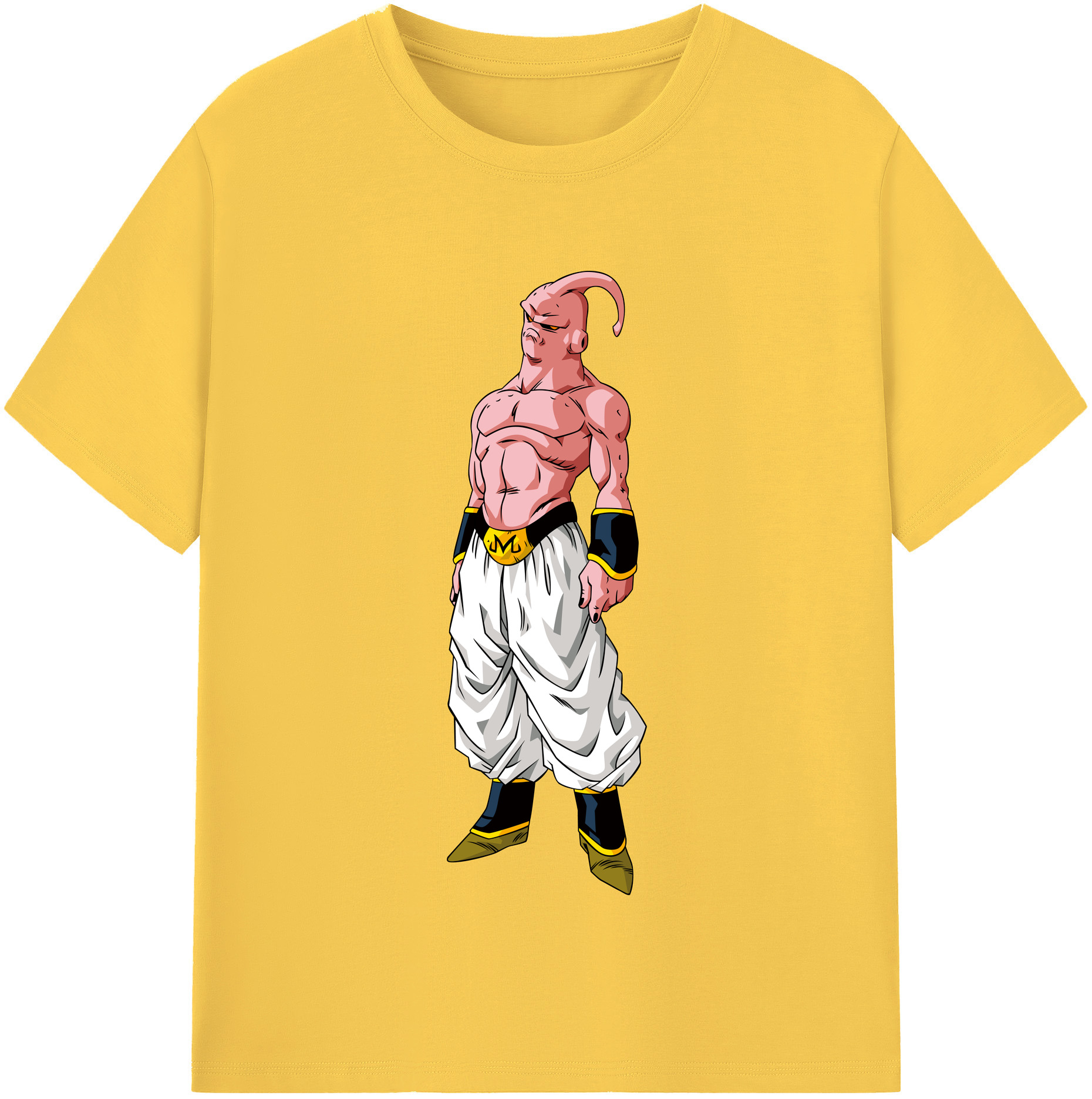 （画像用） ドラゴンボール 魔人ブウ DRAGON BALL Majin Buu 綿100％半袖Tシャツ（フロントプリント）