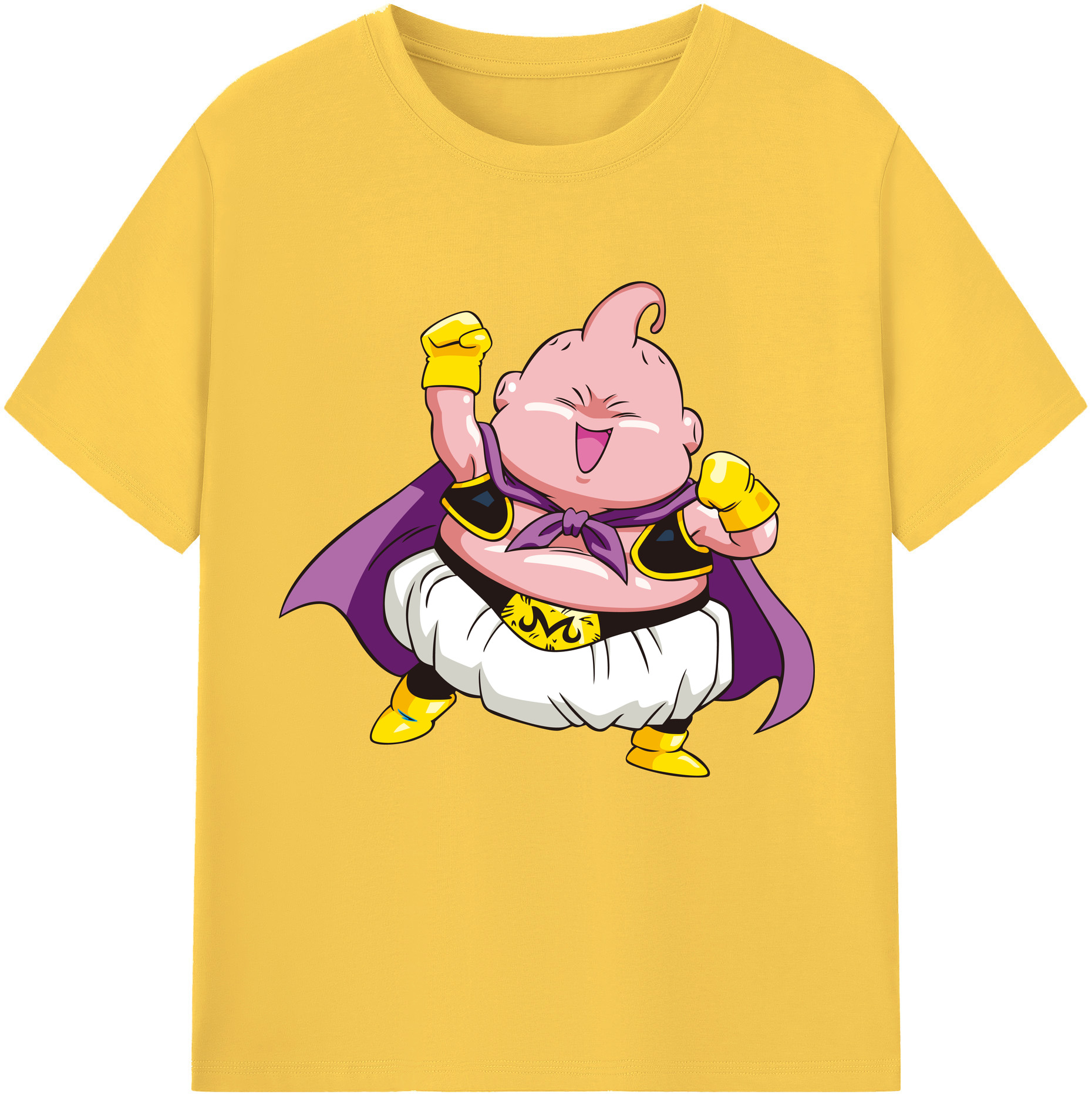 （画像用） ドラゴンボール 魔人ブウ DRAGON BALL Majin Buu 綿100％半袖Tシャツ（フロントプリント）
