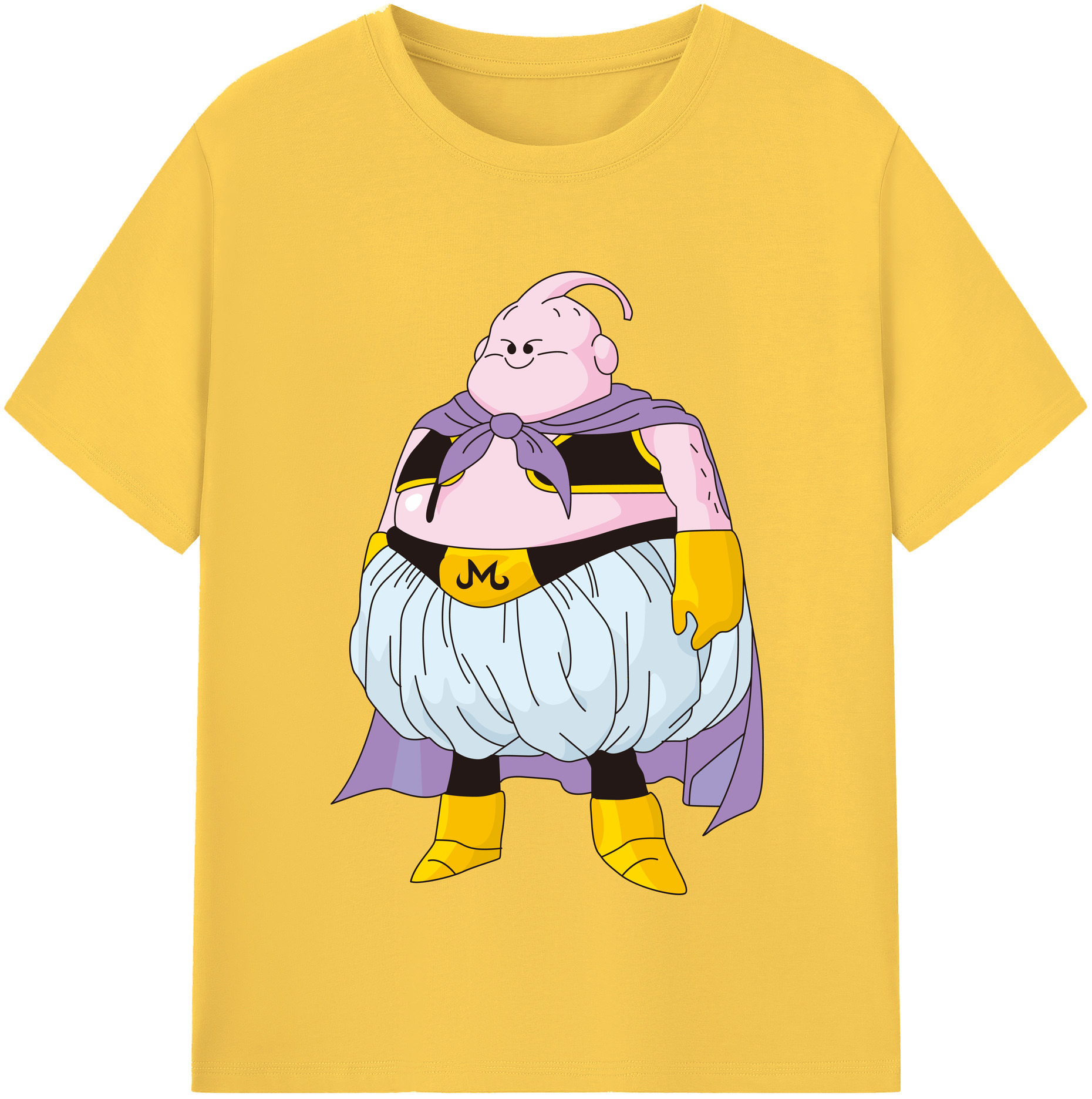 （画像用） ドラゴンボール 魔人ブウ DRAGON BALL Majin Buu 綿100％半袖Tシャツ（フロントプリント）