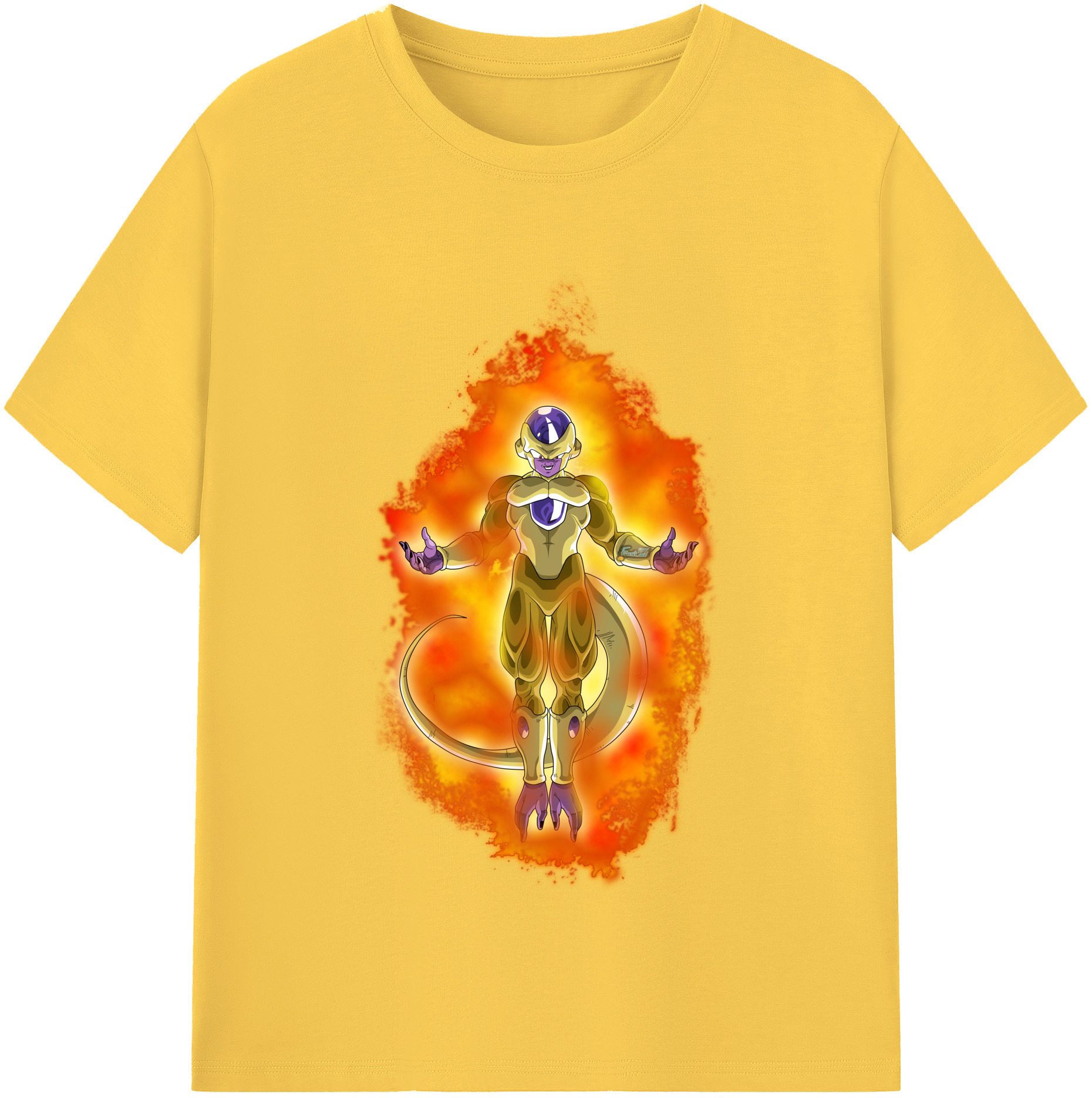 （画像用） ドラゴンボール フリーザ DRAGON BALL Frieza 綿100％半袖Tシャツ（フロントプリント）