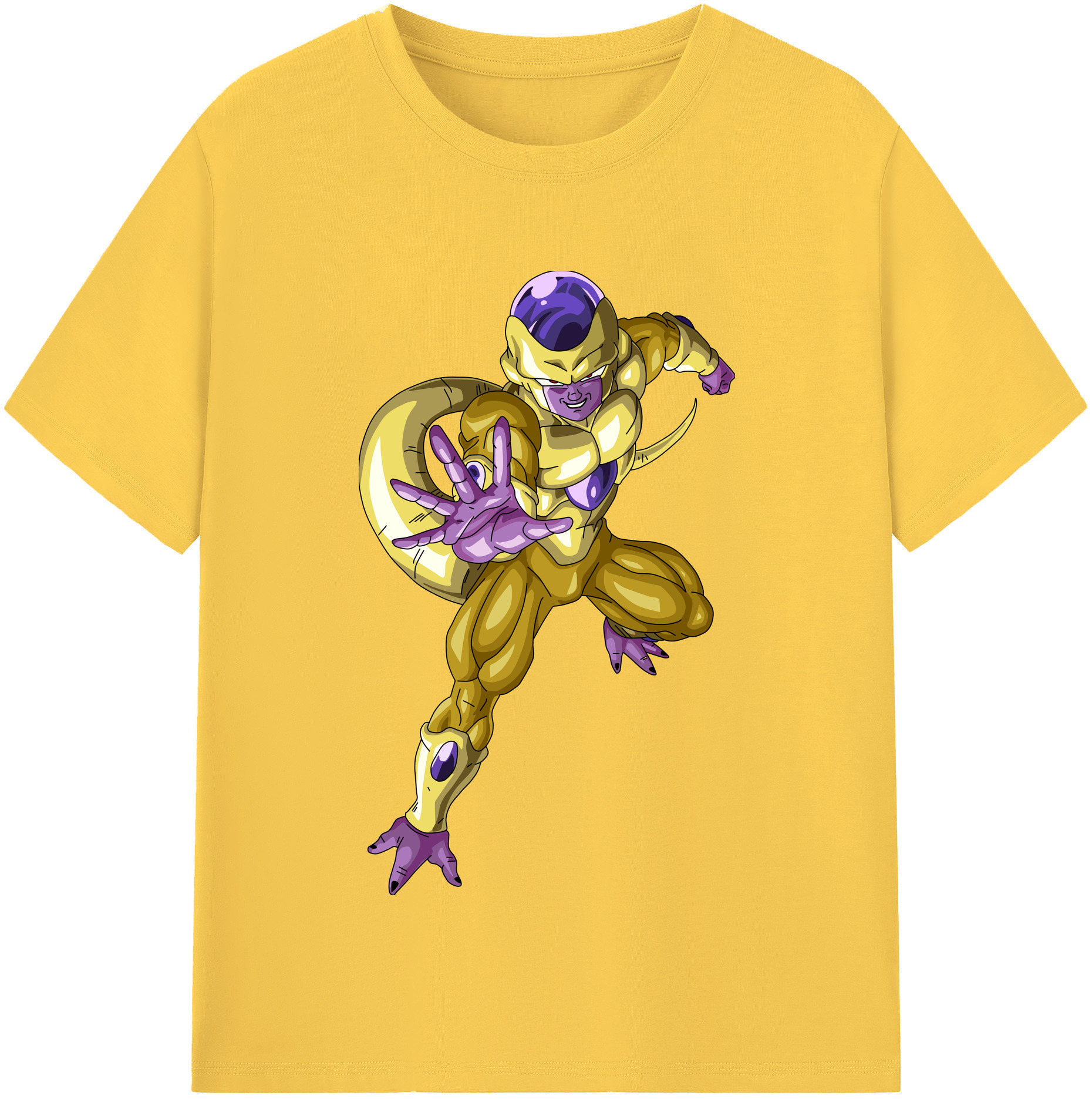（画像用） ドラゴンボール フリーザ DRAGON BALL Frieza 綿100％半袖Tシャツ（フロントプリント）