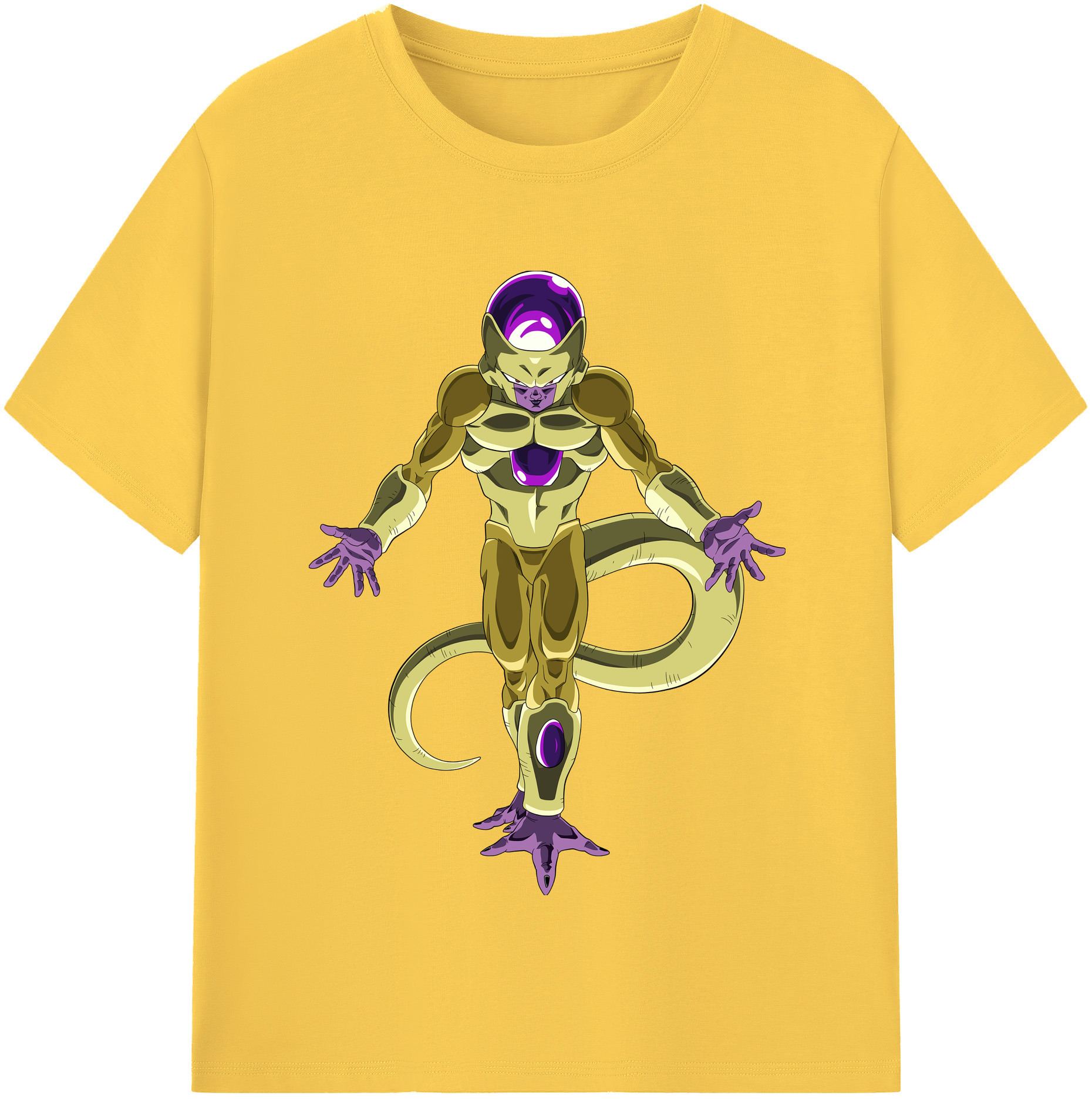 （画像用） ドラゴンボール フリーザ DRAGON BALL Frieza 綿100％半袖Tシャツ（フロントプリント）
