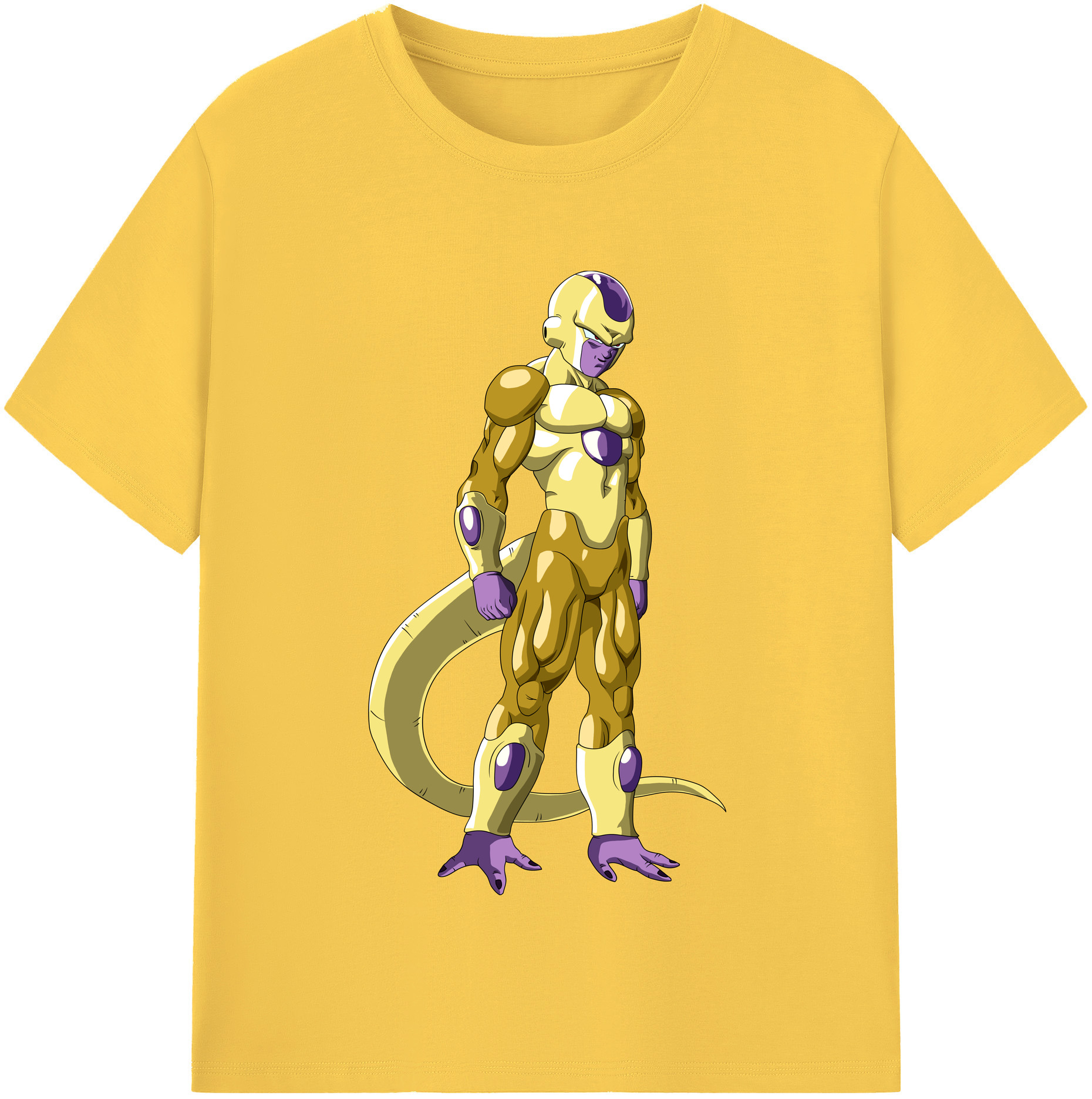 （画像用） ドラゴンボール フリーザ DRAGON BALL Frieza 綿100％半袖Tシャツ（フロントプリント）