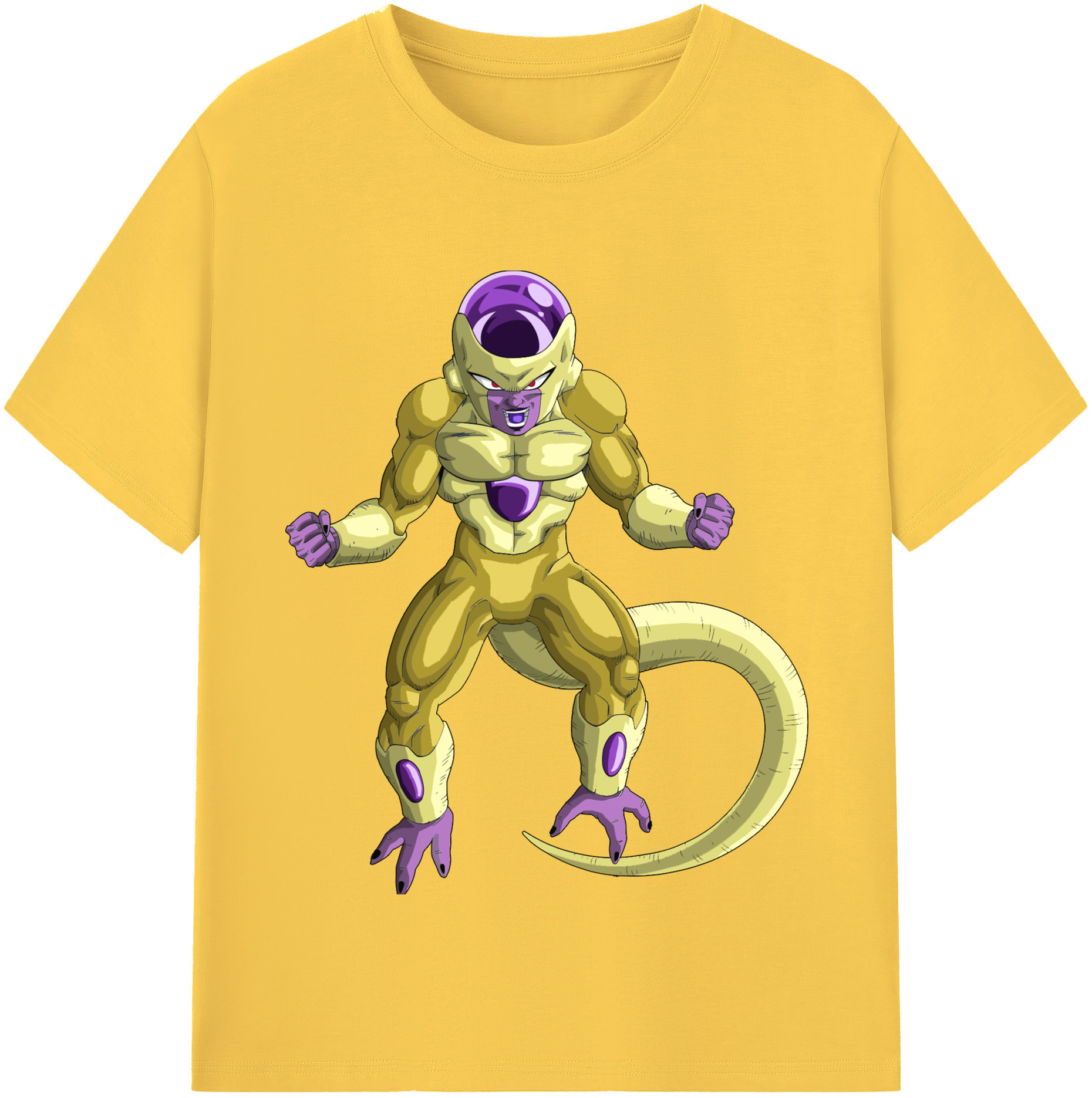 （画像用） ドラゴンボール フリーザ DRAGON BALL Frieza 綿100％半袖Tシャツ（フロントプリント）
