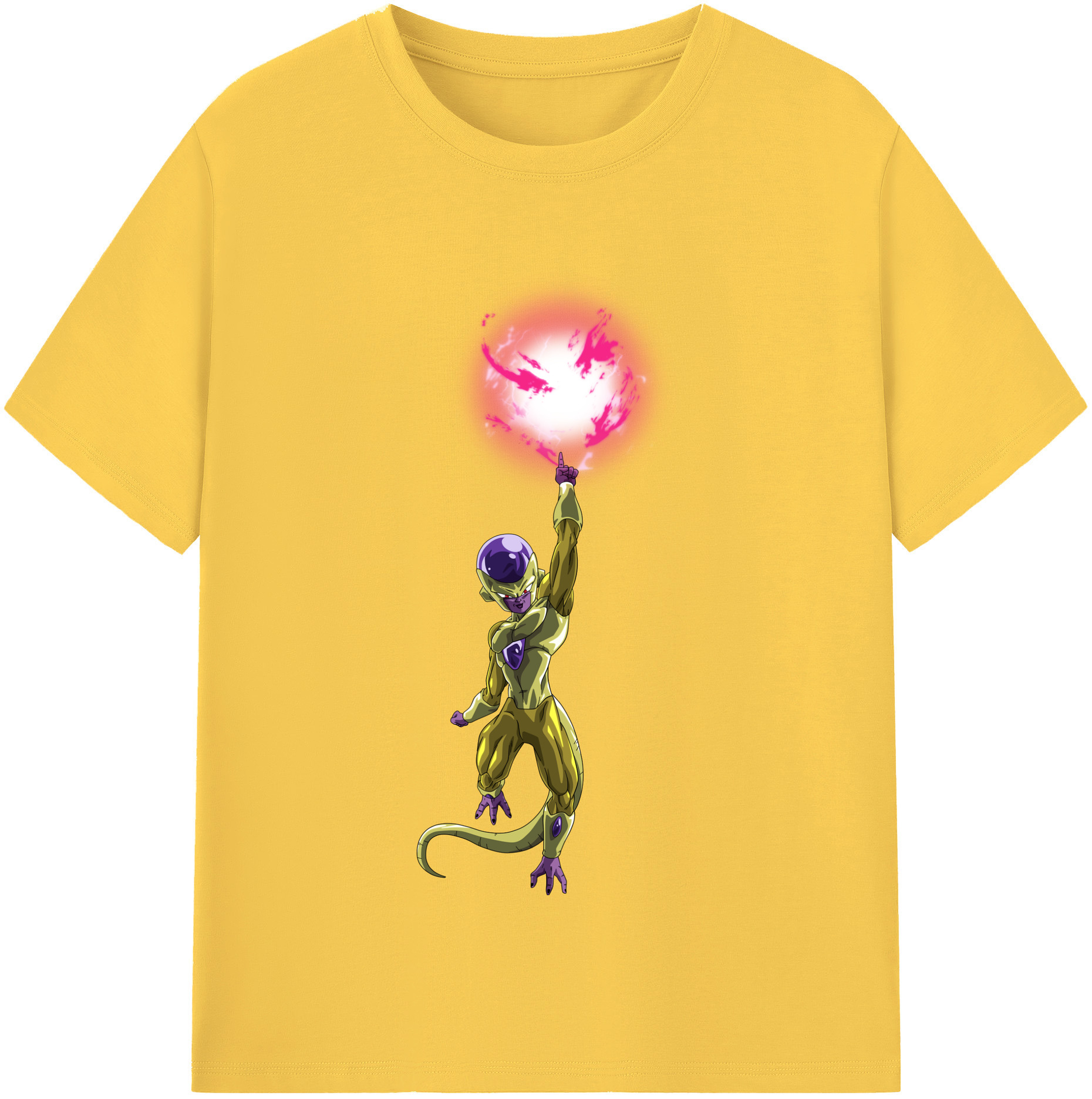 （画像用） ドラゴンボール フリーザ DRAGON BALL Frieza 綿100％半袖Tシャツ（フロントプリント）