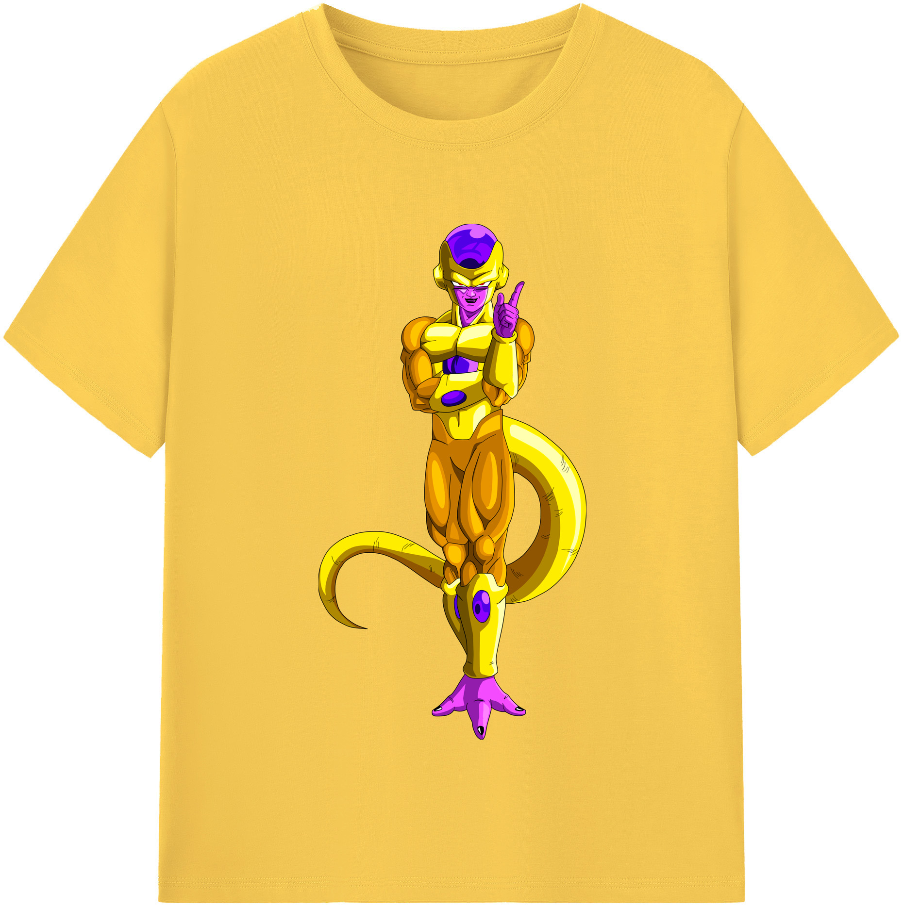 （画像用） ドラゴンボール フリーザ DRAGON BALL Frieza 綿100％半袖Tシャツ（フロントプリント）