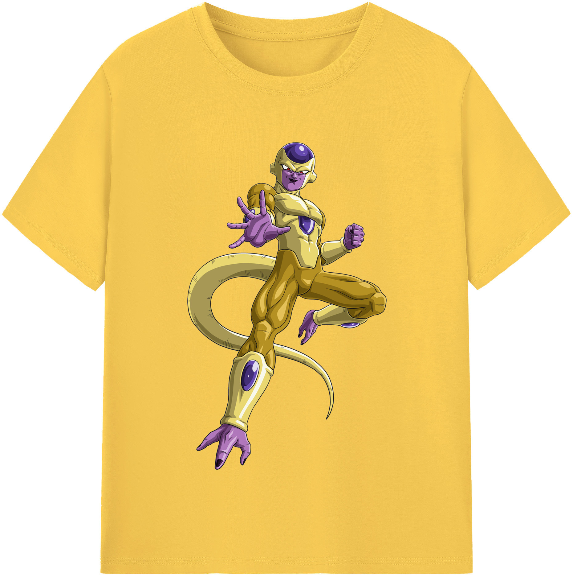 （画像用） ドラゴンボール フリーザ DRAGON BALL Frieza 綿100％半袖Tシャツ（フロントプリント）
