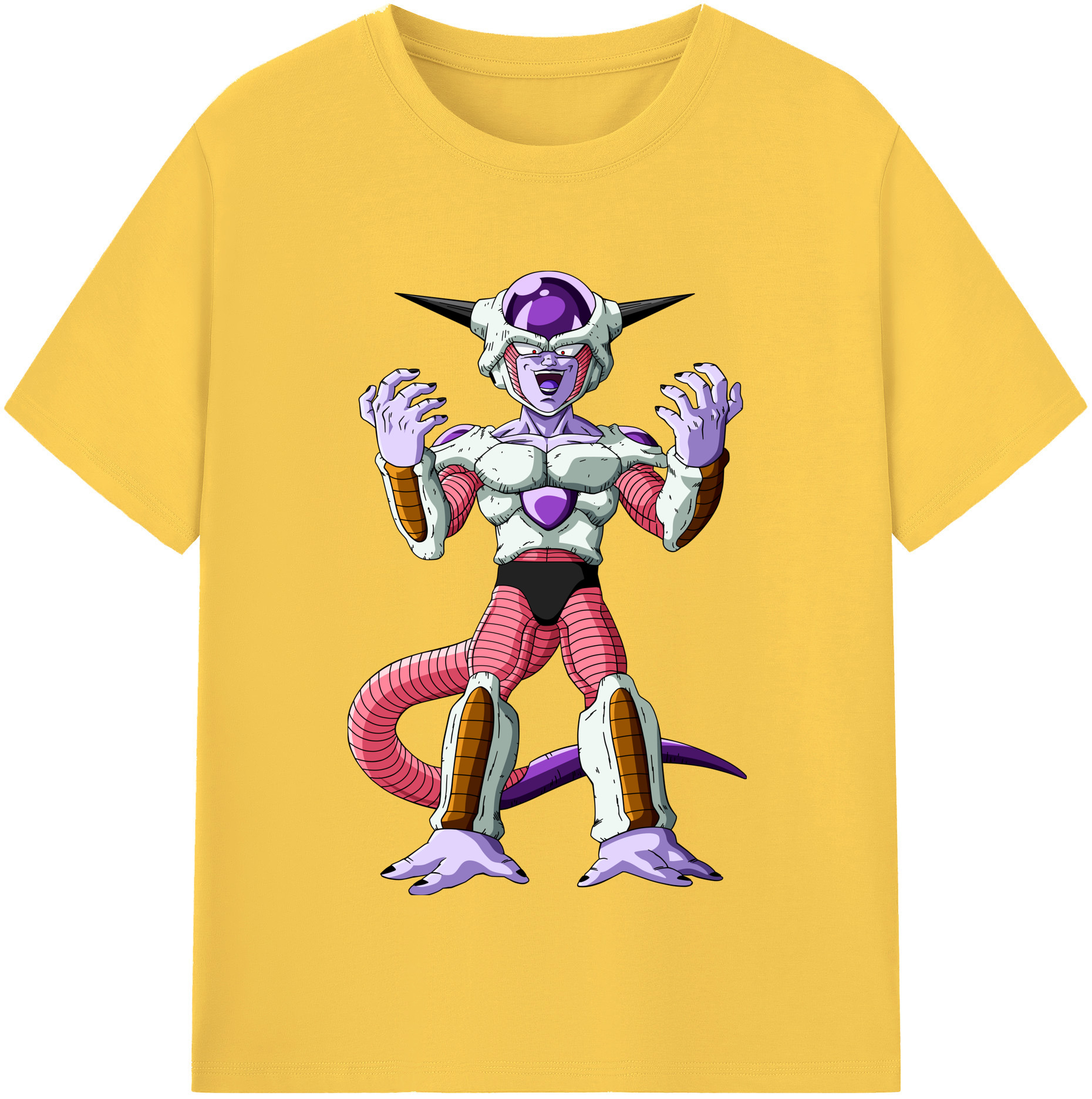 （画像用） ドラゴンボール フリーザ DRAGON BALL Frieza 綿100％半袖Tシャツ（フロントプリント）