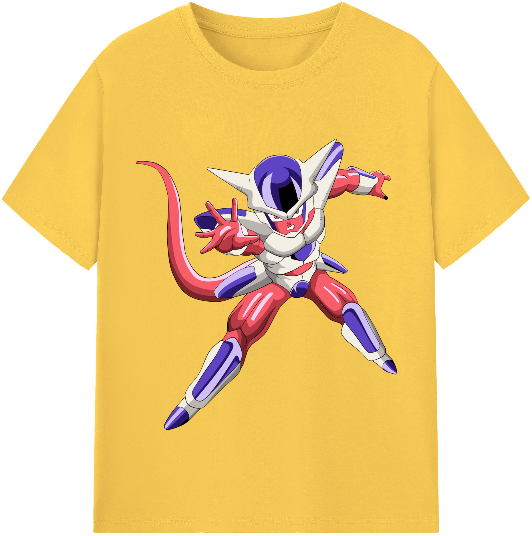 （画像用） ドラゴンボール フリーザ DRAGON BALL Frieza 綿100％半袖Tシャツ（フロントプリント）