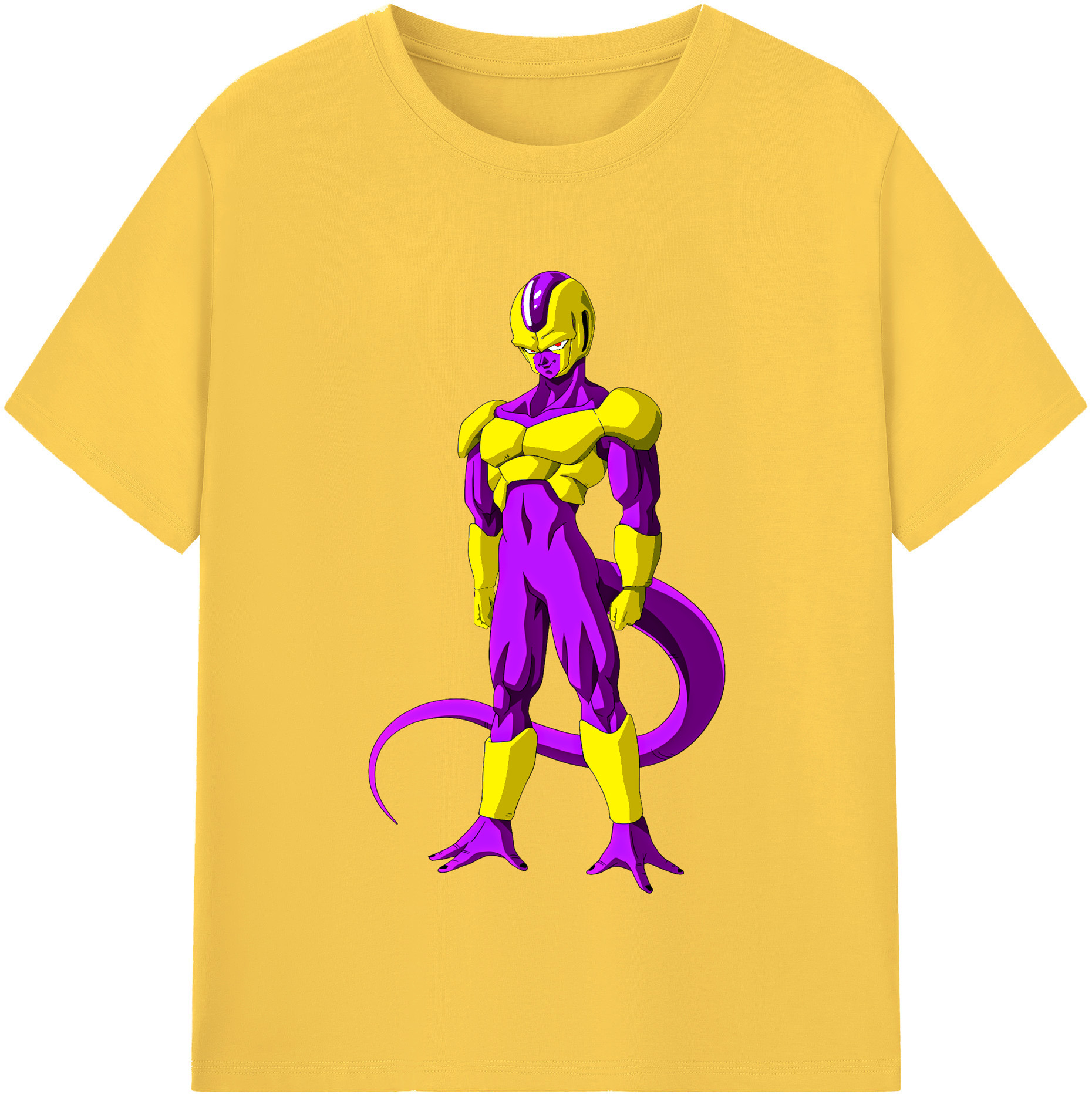 （画像用） ドラゴンボール フリーザ DRAGON BALL Frieza 綿100％半袖Tシャツ（フロントプリント）