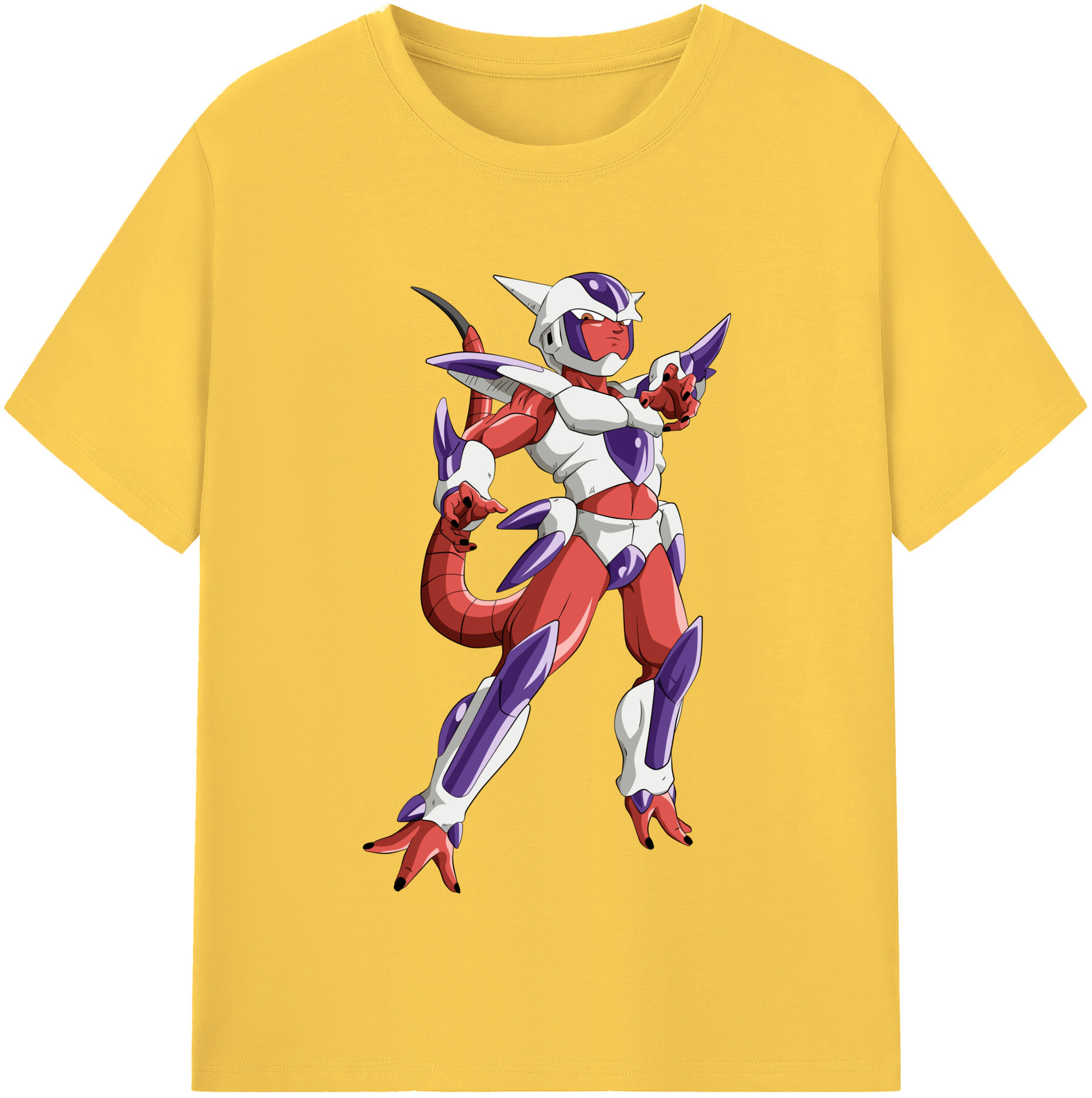 （画像用） ドラゴンボール フリーザ DRAGON BALL Frieza 綿100％半袖Tシャツ（フロントプリント）