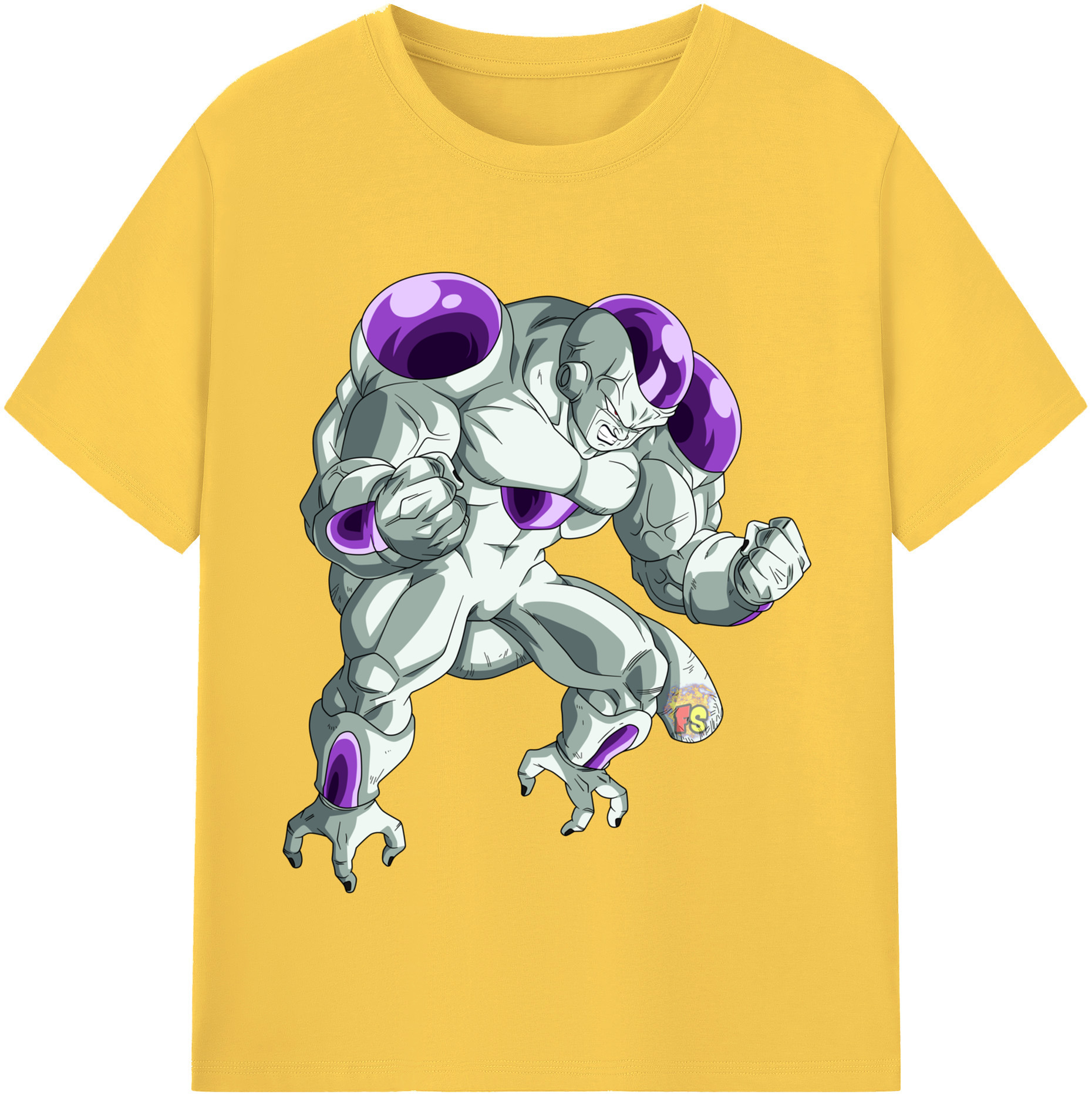 （画像用） ドラゴンボール フリーザ DRAGON BALL Frieza 綿100％半袖Tシャツ（フロントプリント）