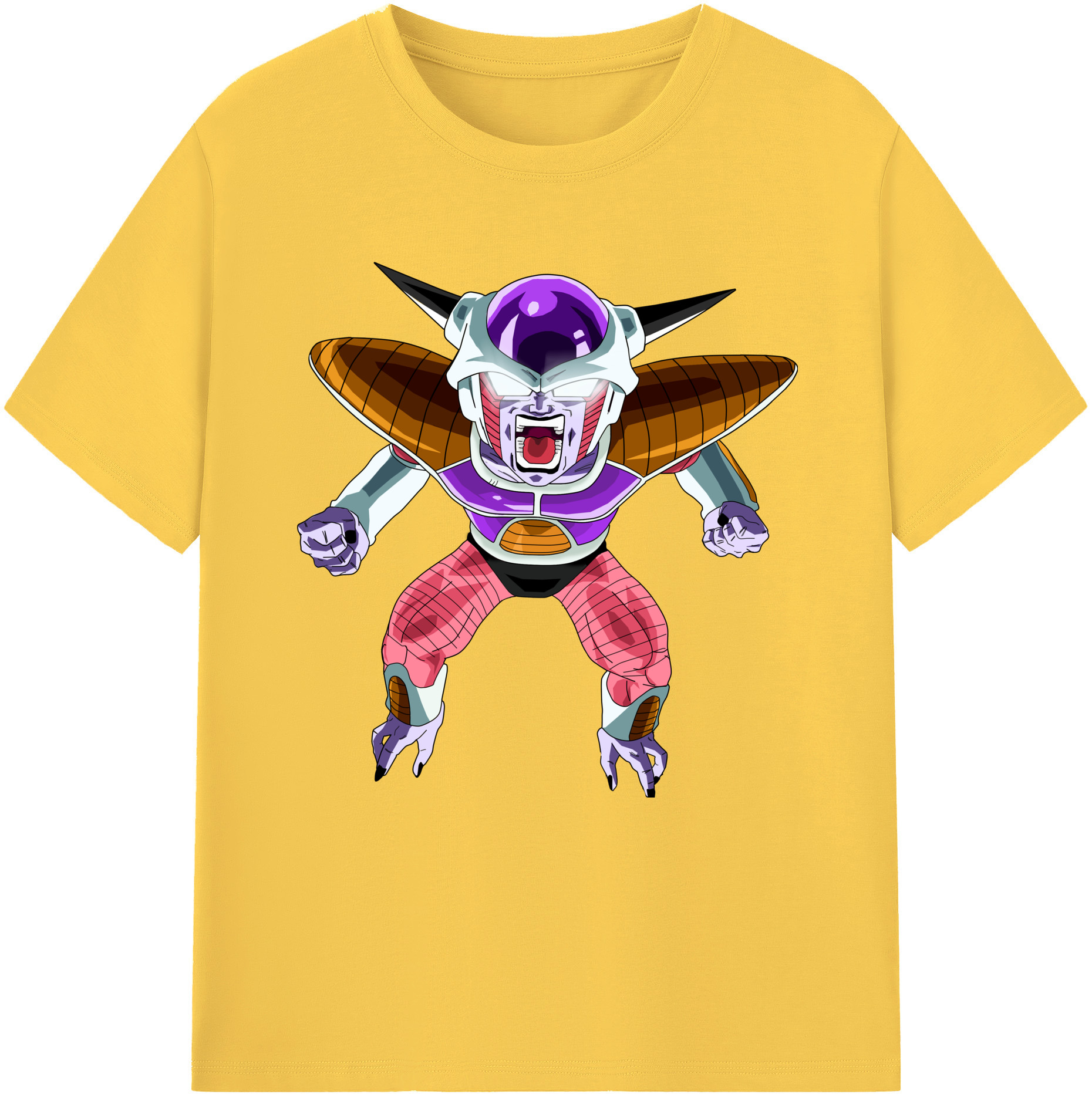 （画像用） ドラゴンボール フリーザ DRAGON BALL Frieza 綿100％半袖Tシャツ（フロントプリント）