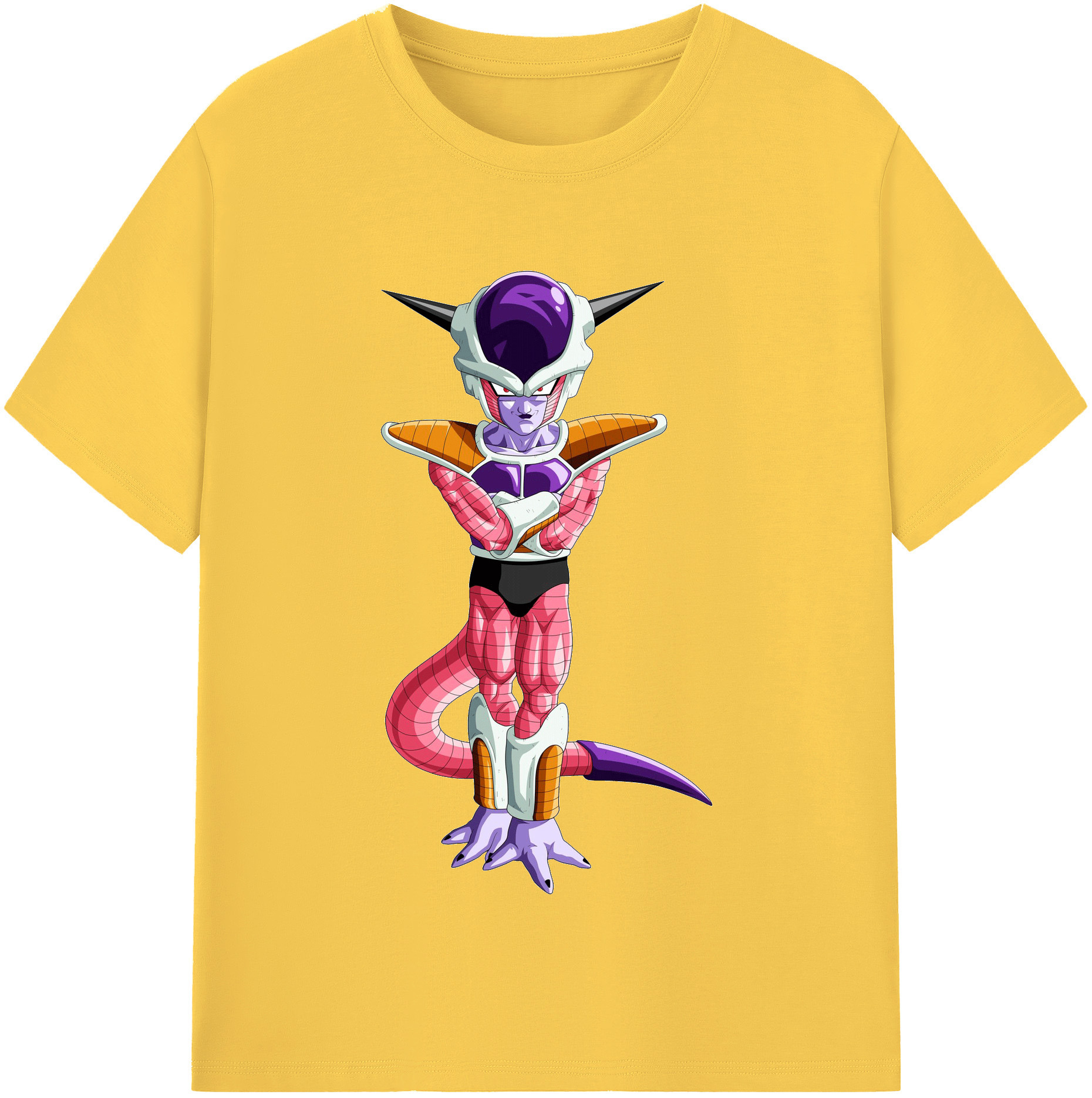 （画像用） ドラゴンボール フリーザ DRAGON BALL Frieza 綿100％半袖Tシャツ（フロントプリント）