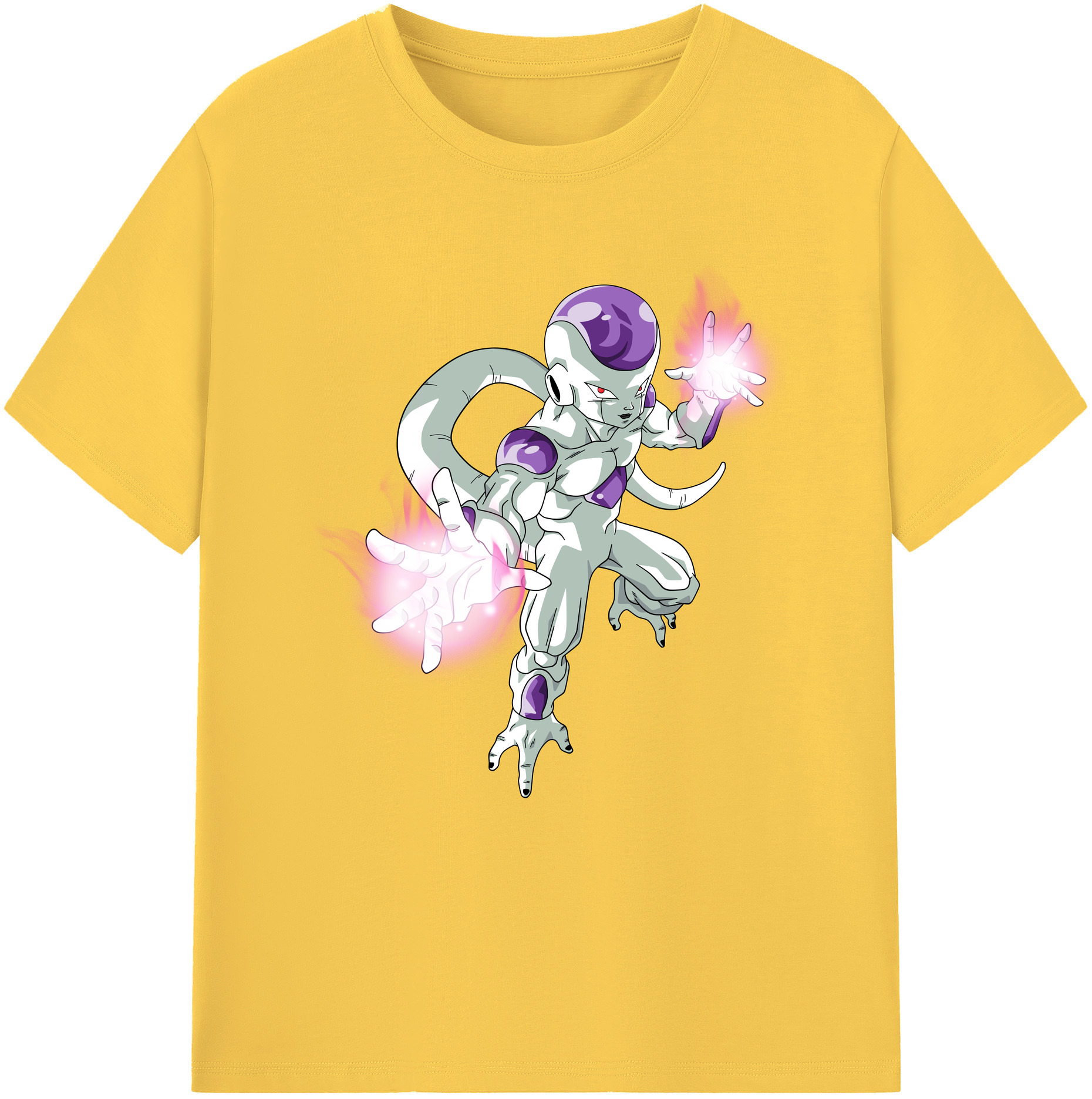 （画像用） ドラゴンボール フリーザ DRAGON BALL Frieza 綿100％半袖Tシャツ（フロントプリント）
