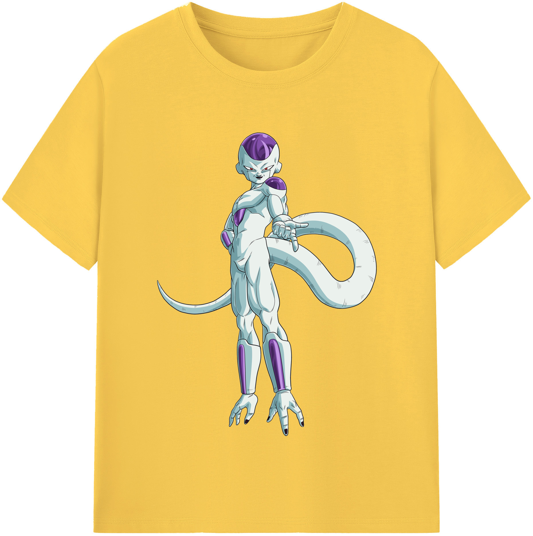 （画像用） ドラゴンボール フリーザ DRAGON BALL Frieza 綿100％半袖Tシャツ（フロントプリント）