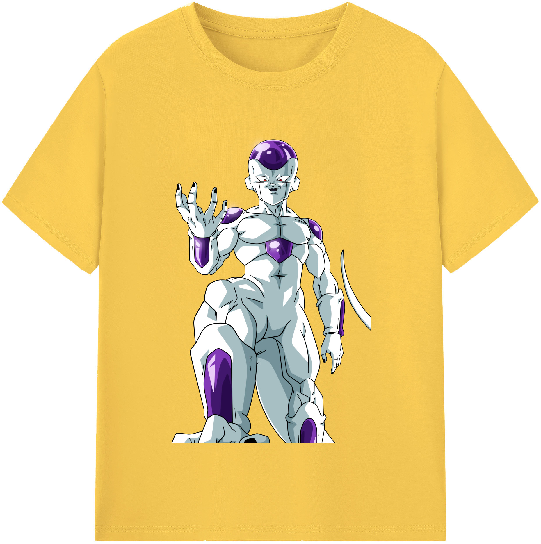 （画像用） ドラゴンボール フリーザ DRAGON BALL Frieza 綿100％半袖Tシャツ（フロントプリント）