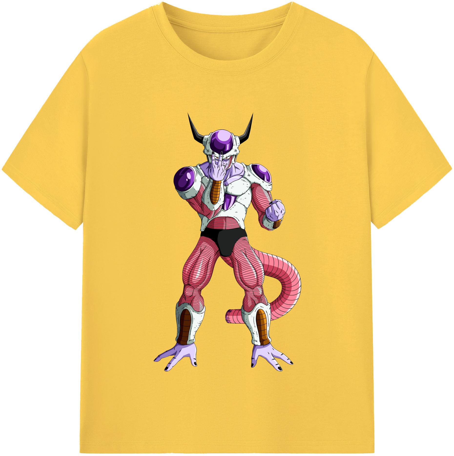 （画像用） ドラゴンボール フリーザ DRAGON BALL Frieza 綿100％半袖Tシャツ（フロントプリント）