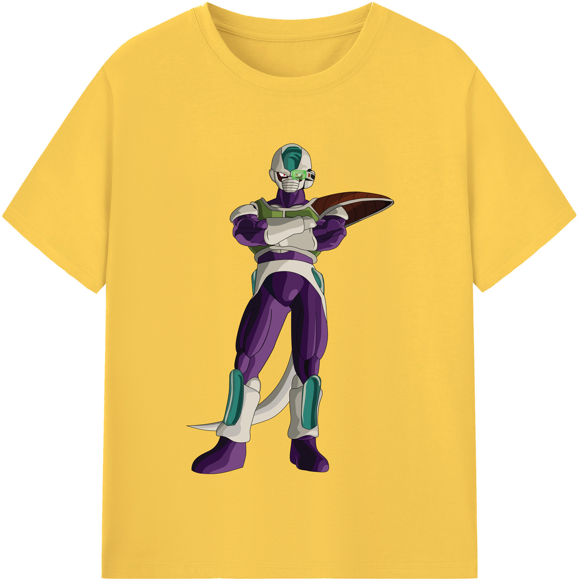 （画像用） ドラゴンボール フリーザ DRAGON BALL Frieza 綿100％半袖Tシャツ（フロントプリント）