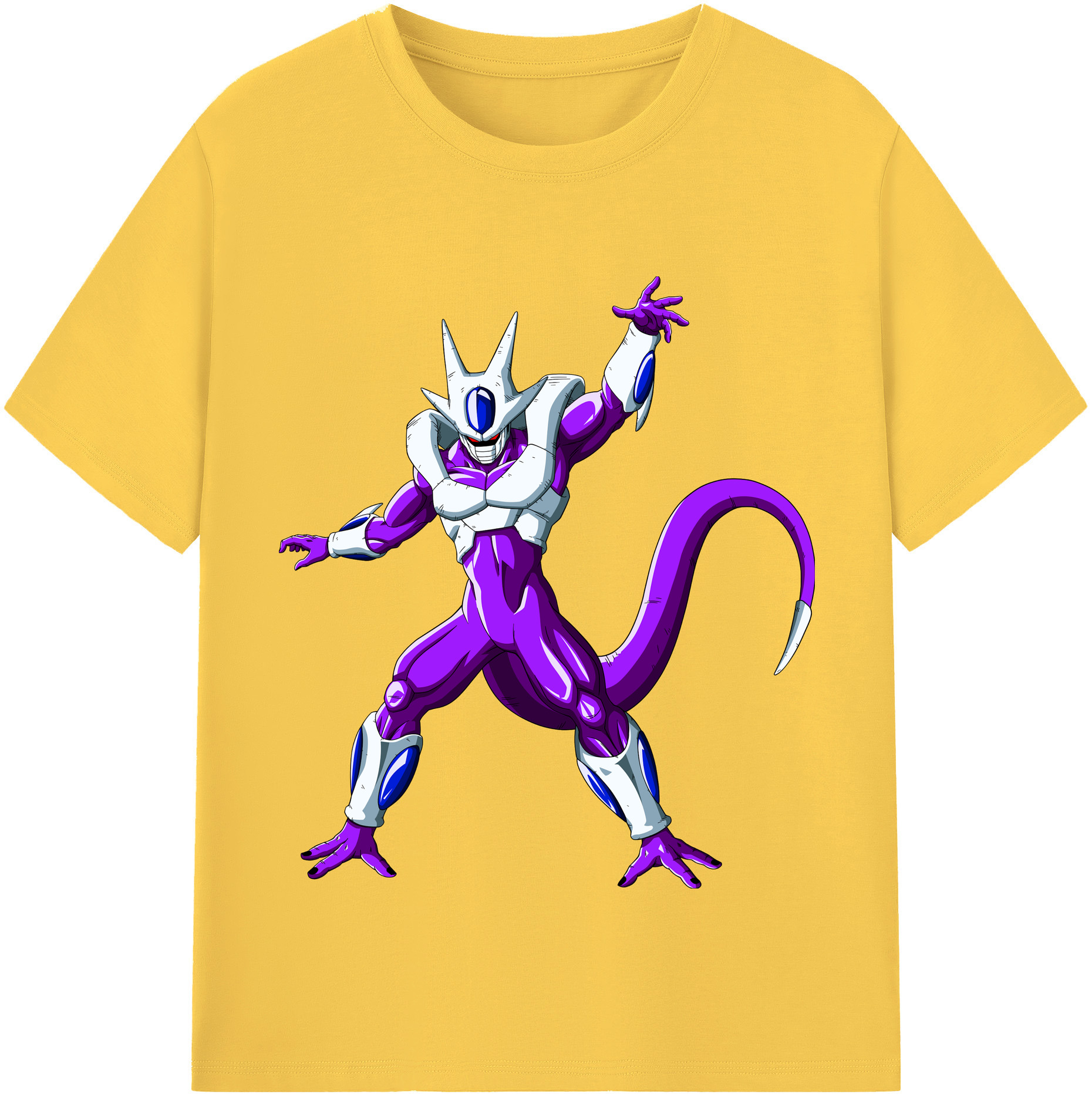 （画像用） ドラゴンボール クウラ DRAGON BALL Cooler Coora 綿100％半袖Tシャツ（フロントプリント）