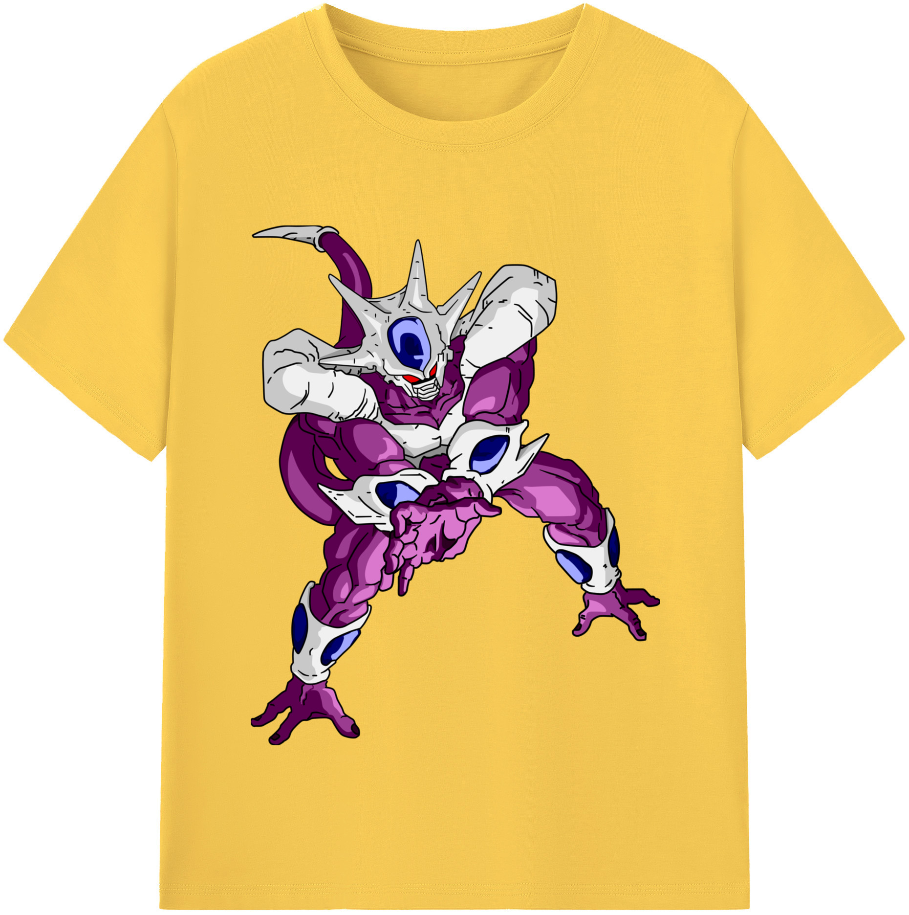 （画像用） ドラゴンボール クウラ DRAGON BALL Cooler Coora 綿100％半袖Tシャツ（フロントプリント）