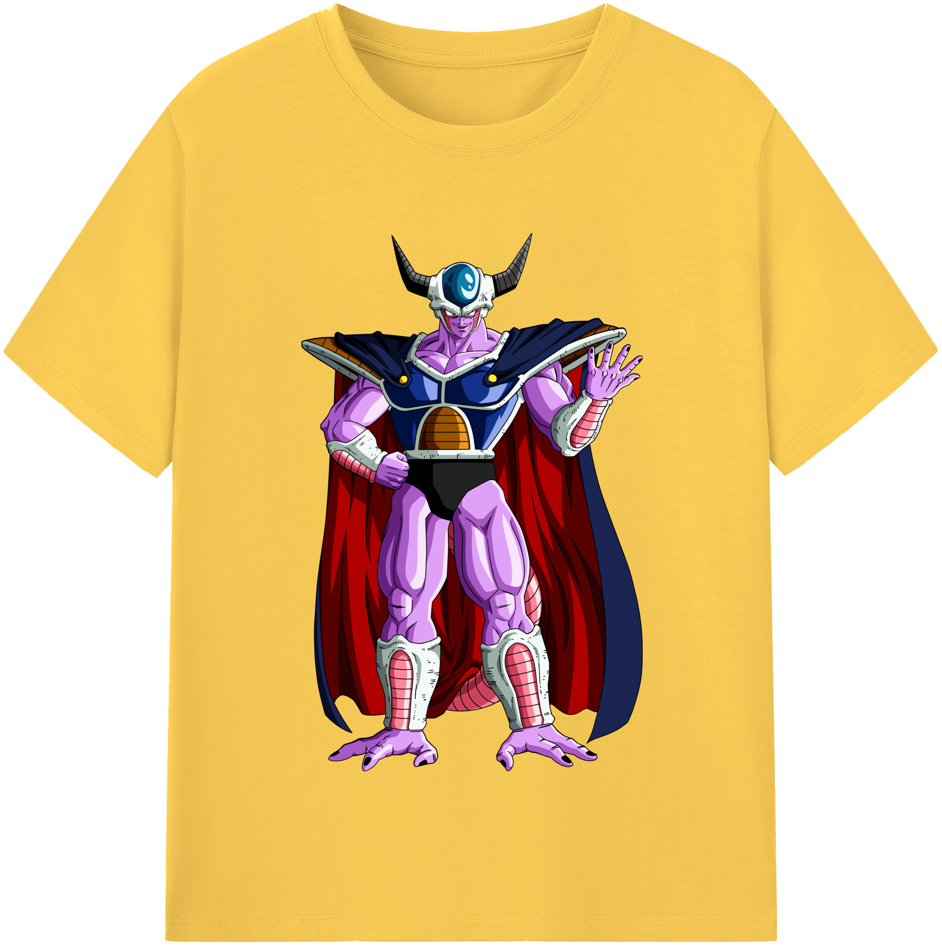 （画像用） ドラゴンボール コルド大王 DRAGON BALL King Cold 綿100％半袖Tシャツ（フロントプリント）