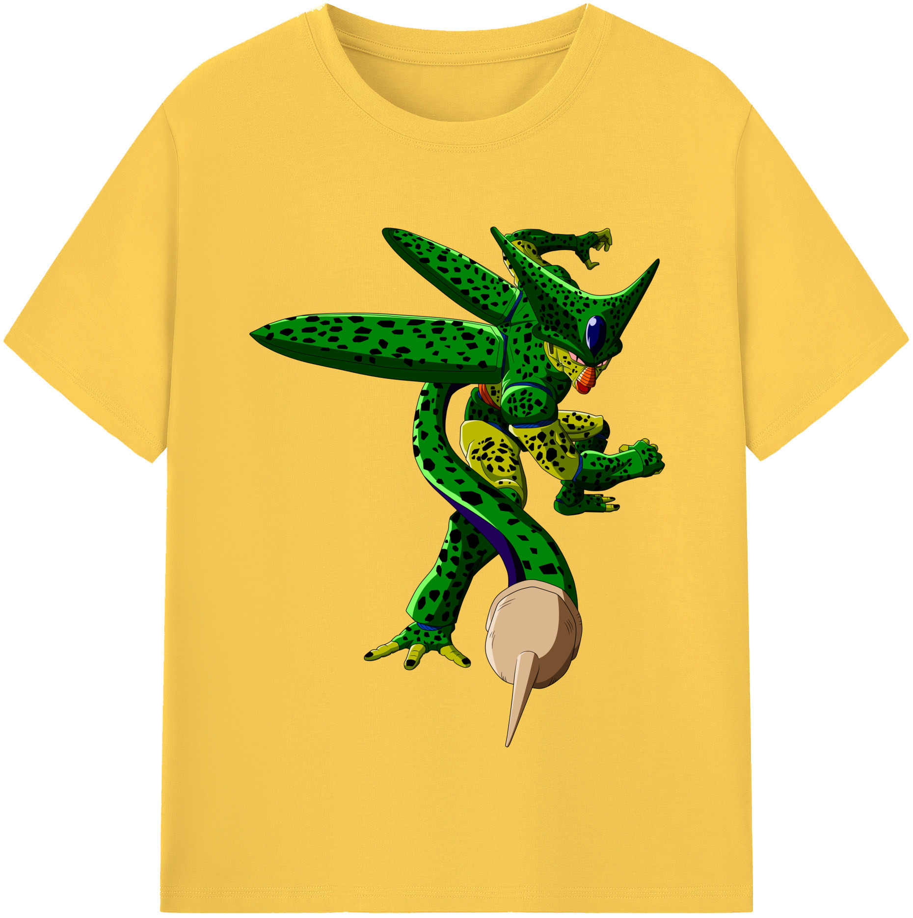 （画像用） ドラゴンボール セル DRAGON BALL Cell 綿100％半袖Tシャツ（フロントプリント）
