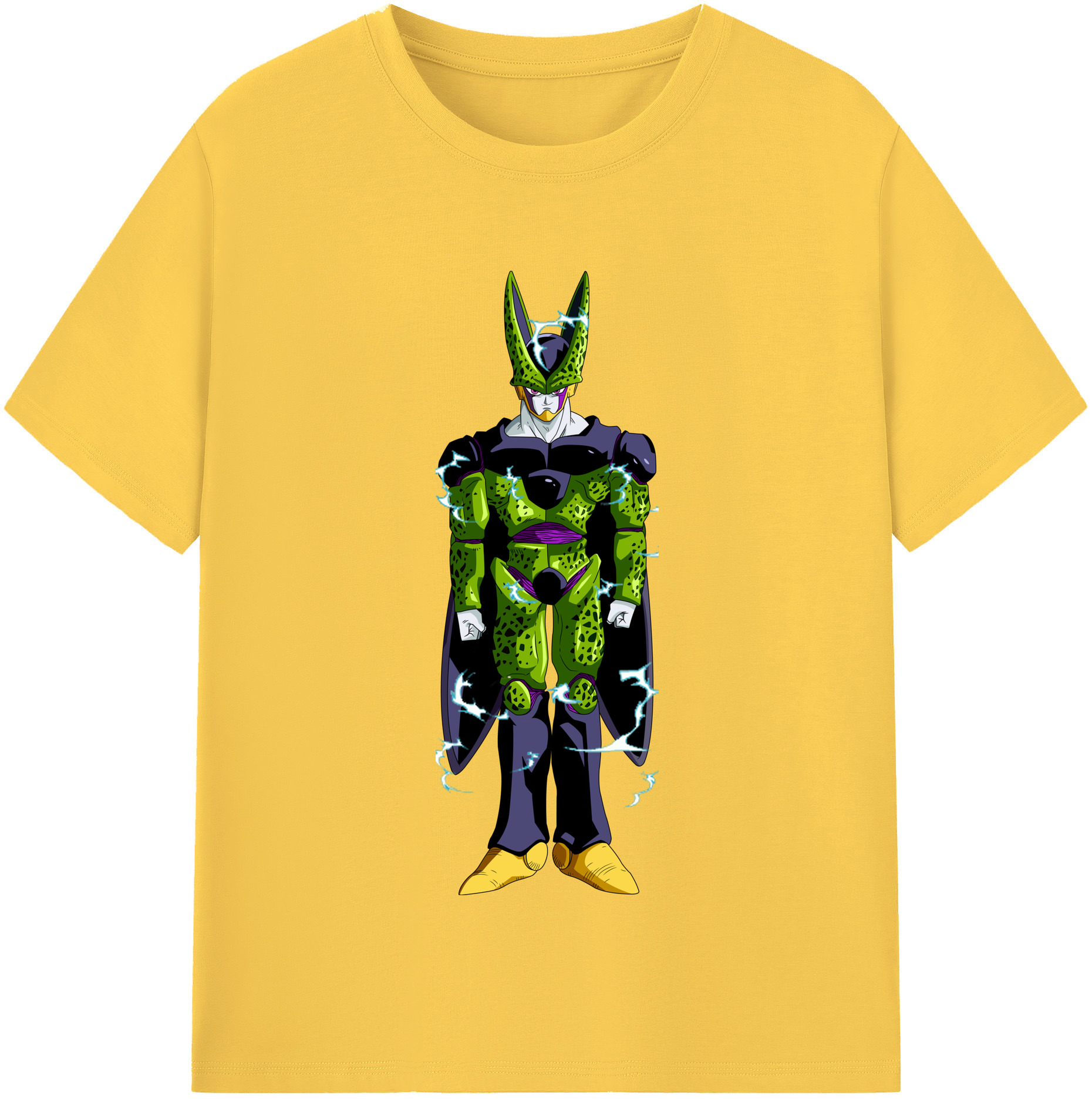 （画像用） ドラゴンボール セル DRAGON BALL Cell 綿100％半袖Tシャツ（フロントプリント）