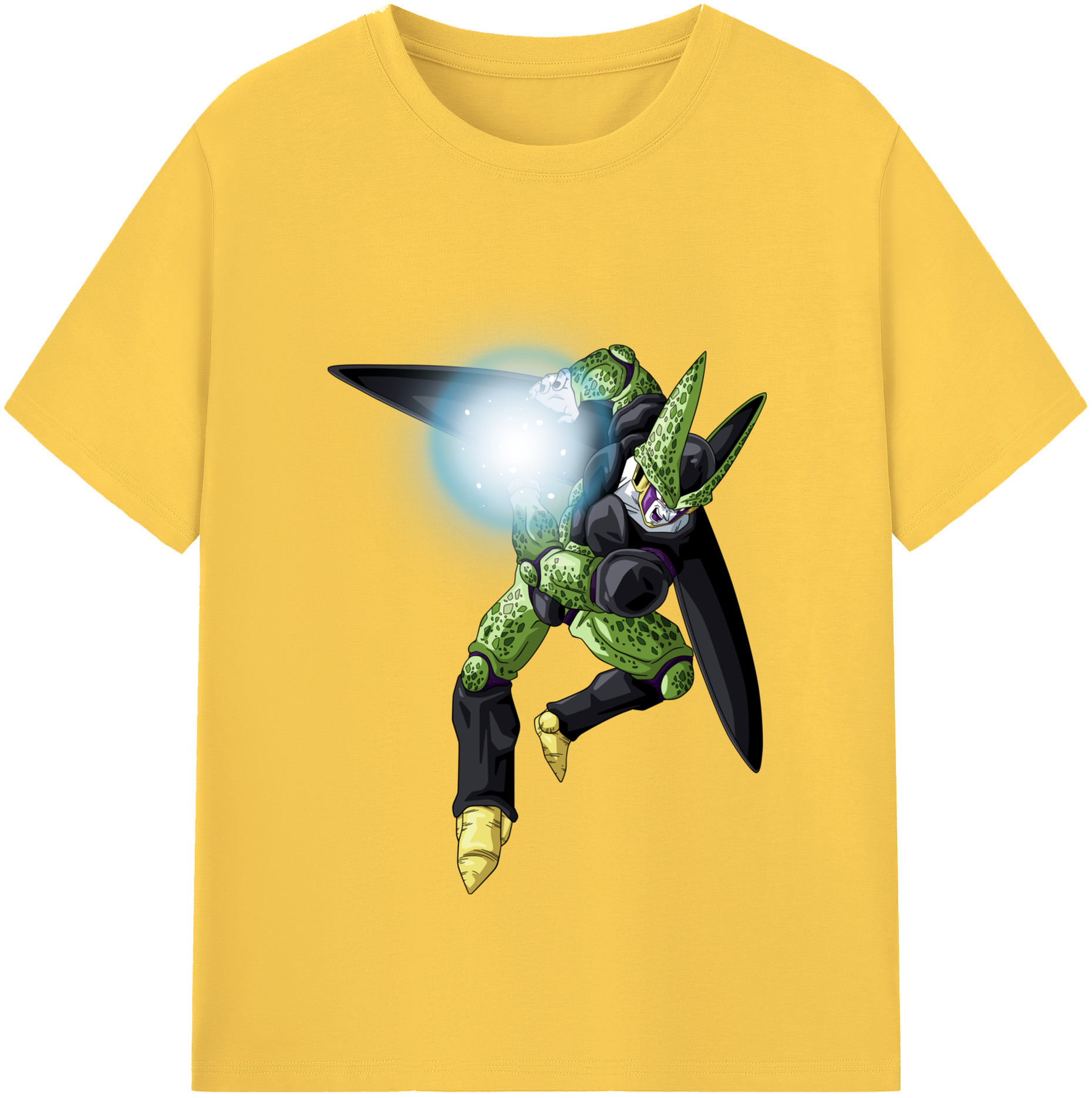 （画像用） ドラゴンボール セル DRAGON BALL Cell 綿100％半袖Tシャツ（フロントプリント）