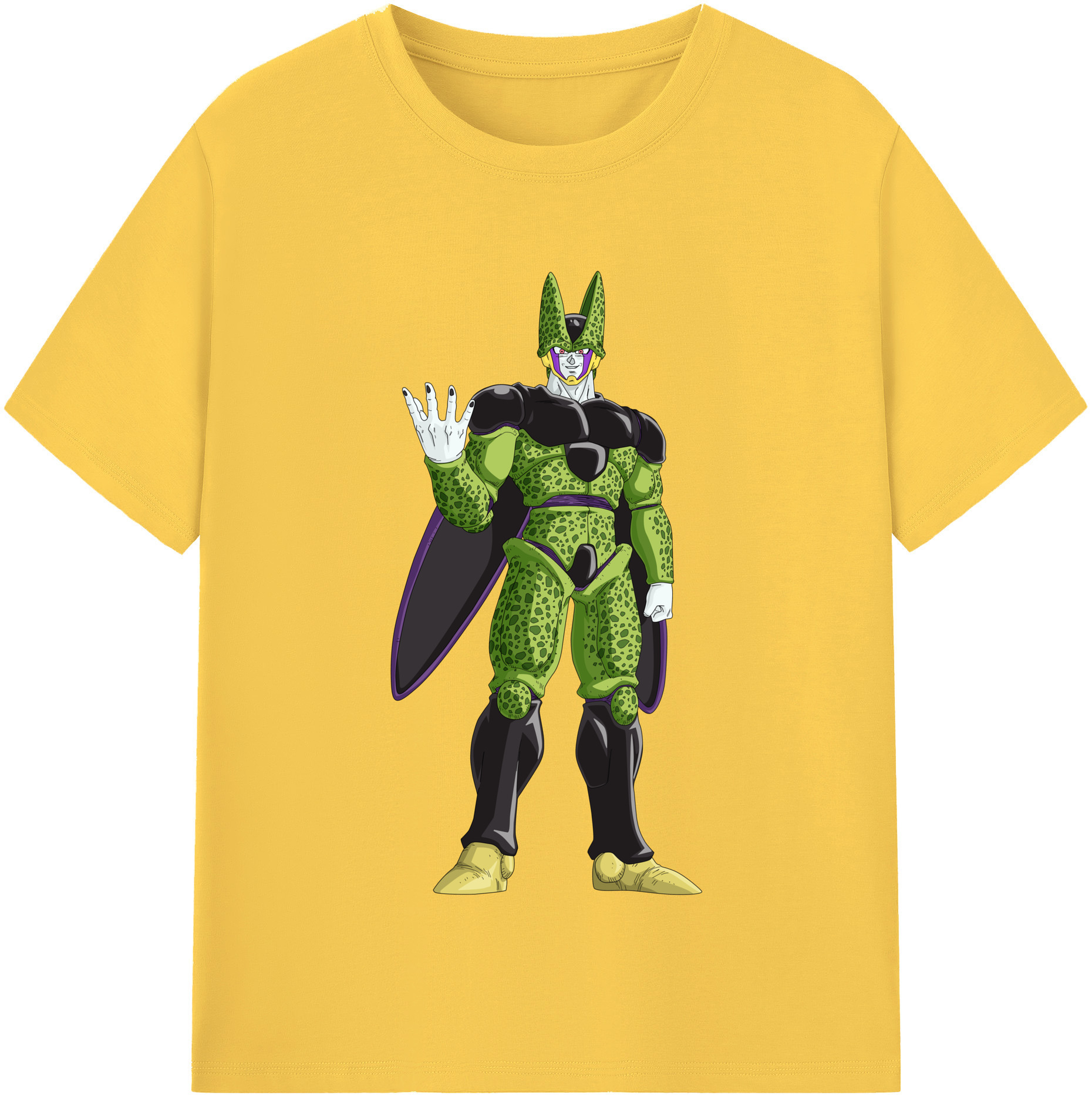 （画像用） ドラゴンボール セル DRAGON BALL Cell 綿100％半袖Tシャツ（フロントプリント）