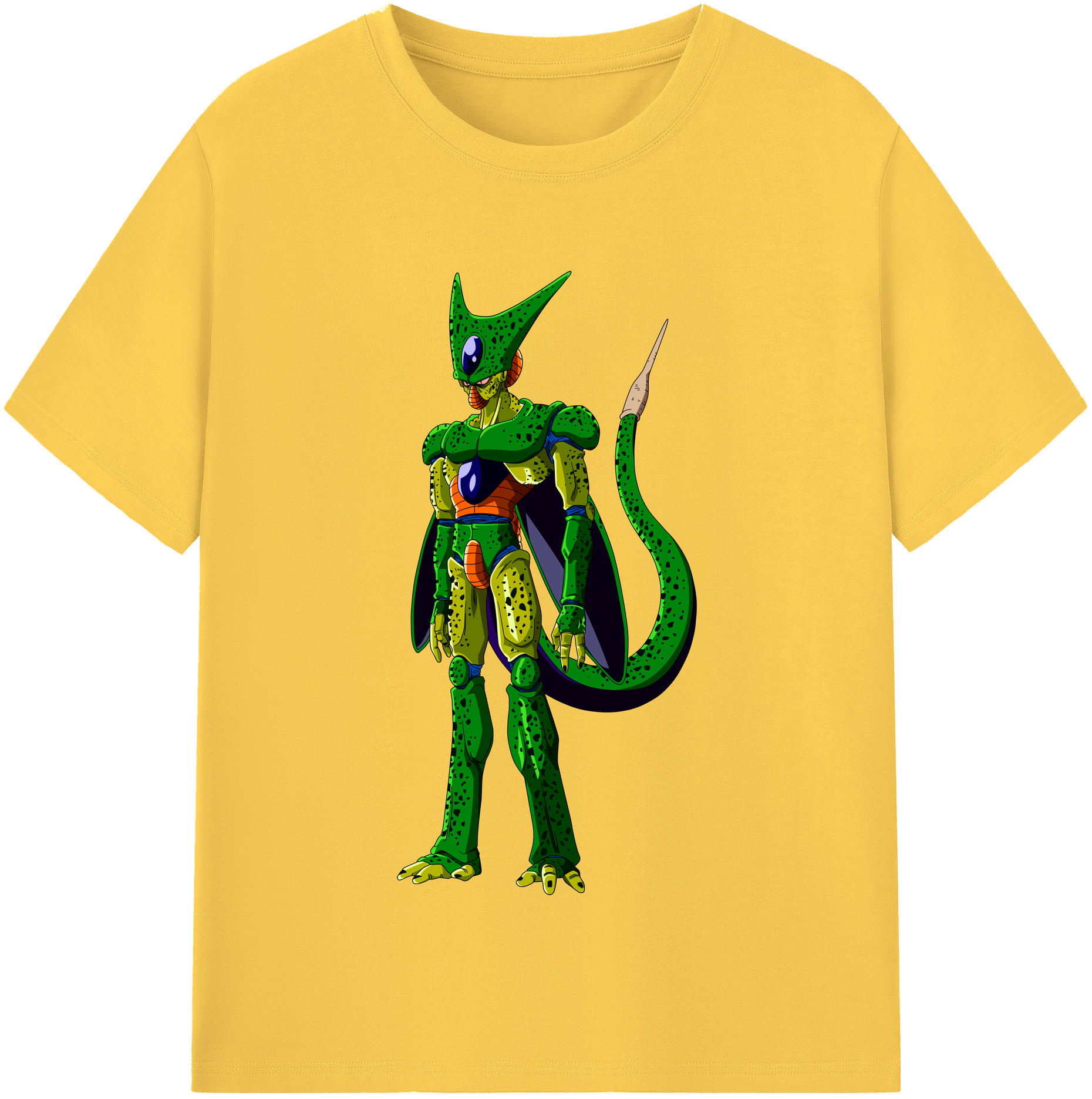 （画像用） ドラゴンボール セル DRAGON BALL Cell 綿100％半袖Tシャツ（フロントプリント）
