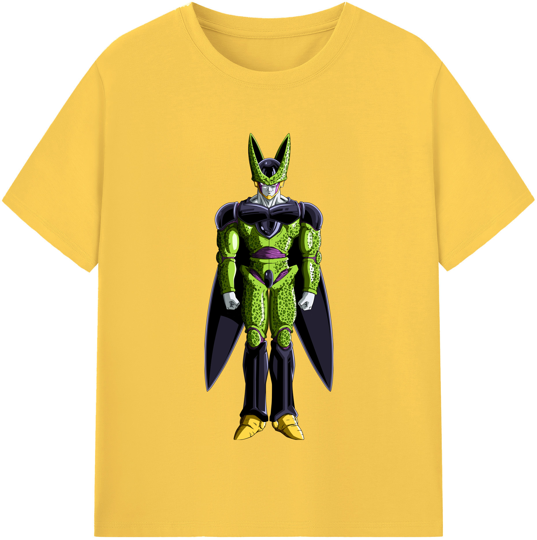（画像用） ドラゴンボール セル DRAGON BALL Cell 綿100％半袖Tシャツ（フロントプリント）