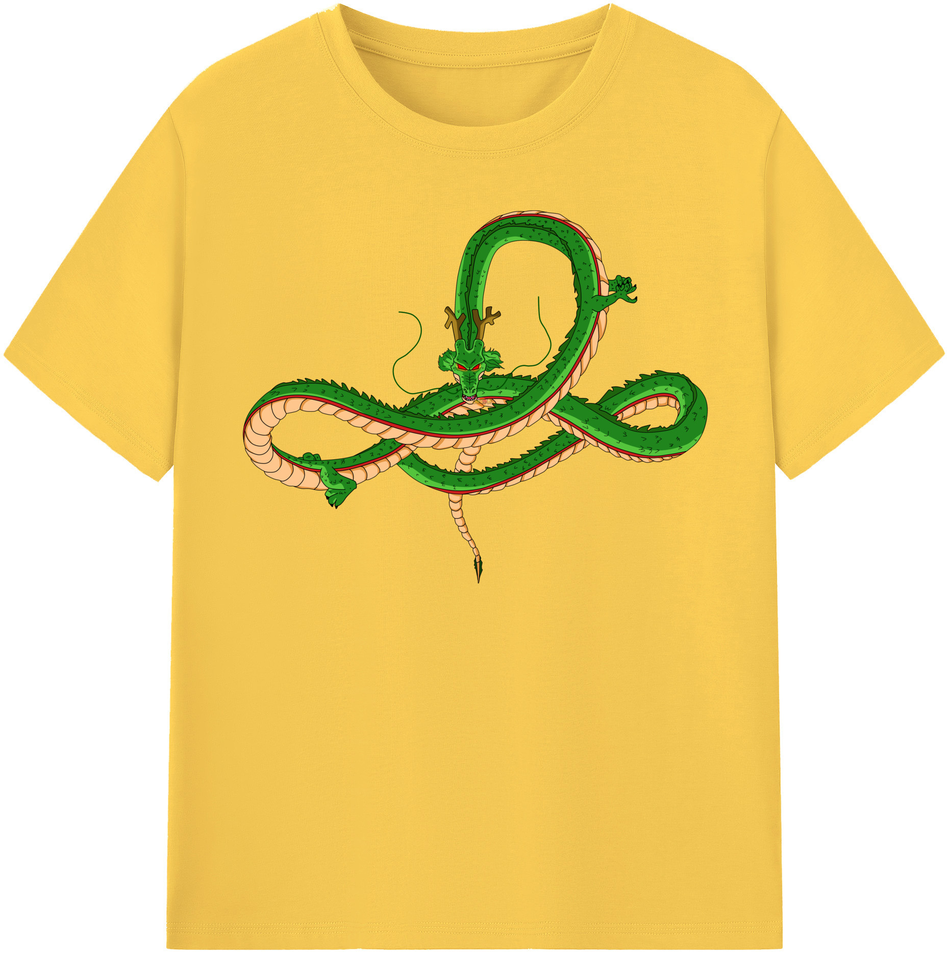 （画像用） ドラゴンボール 神龍 シェンロン DRAGON BALL Shenron 綿100％半袖Tシャツ（フロントプリント）