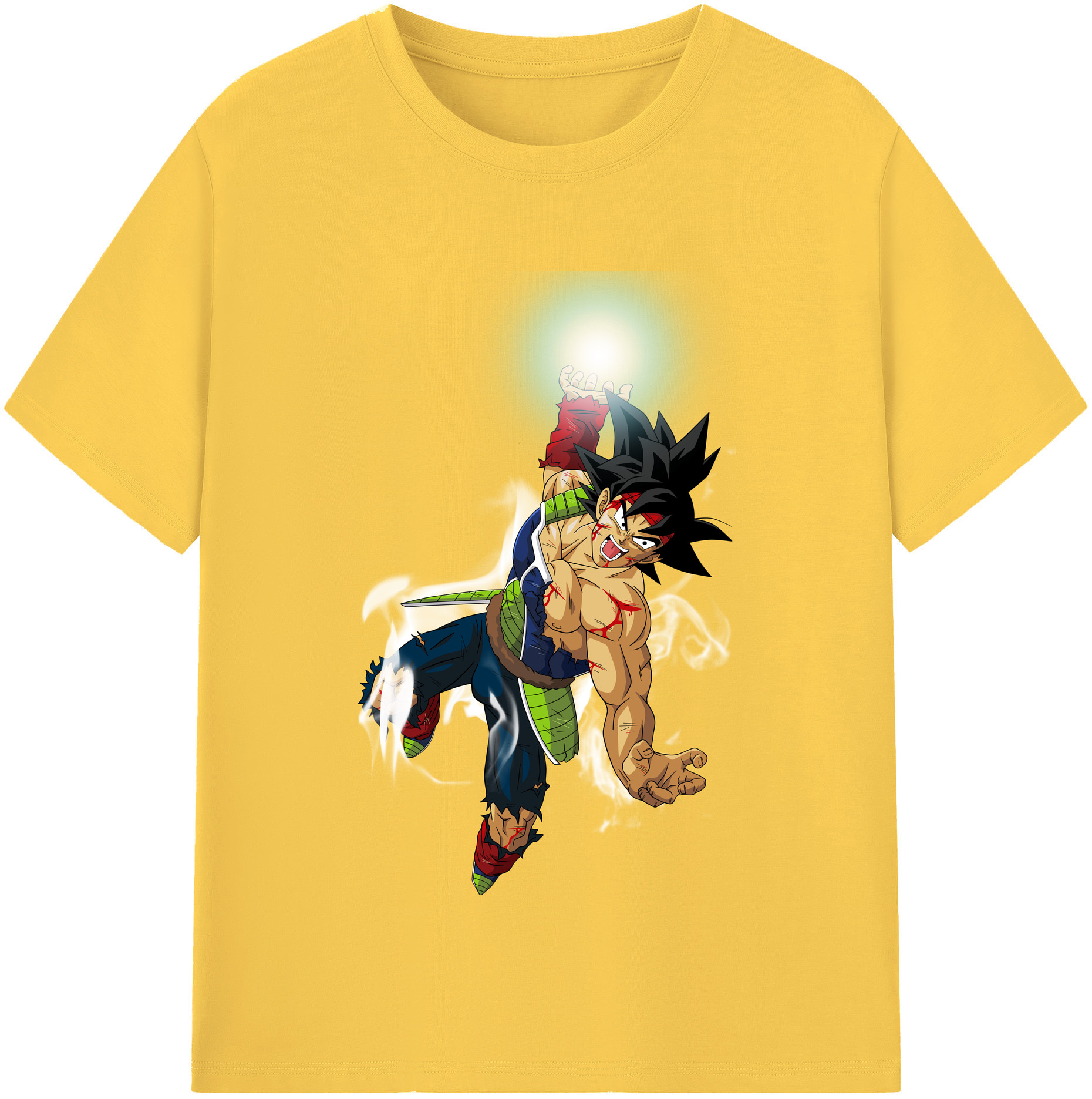 （画像用） ドラゴンボール バーダック DRAGON BALL Burdock 綿100％半袖Tシャツ（フロントプリント）