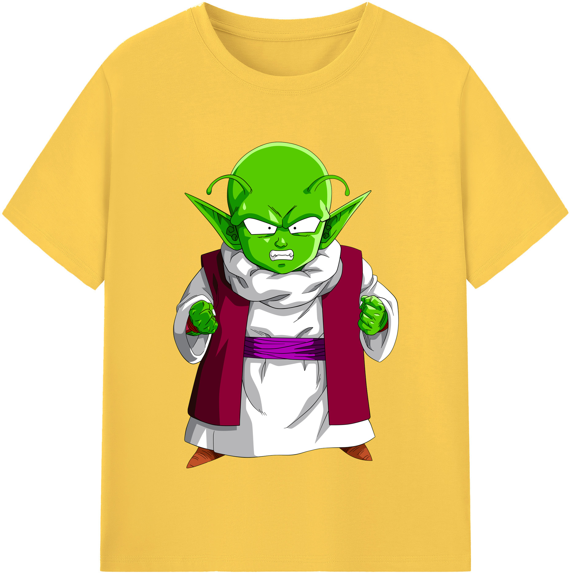 （画像用） ドラゴンボール ピッコロ DRAGON BALL Piccolo 綿100％半袖Tシャツ（フロントプリント）