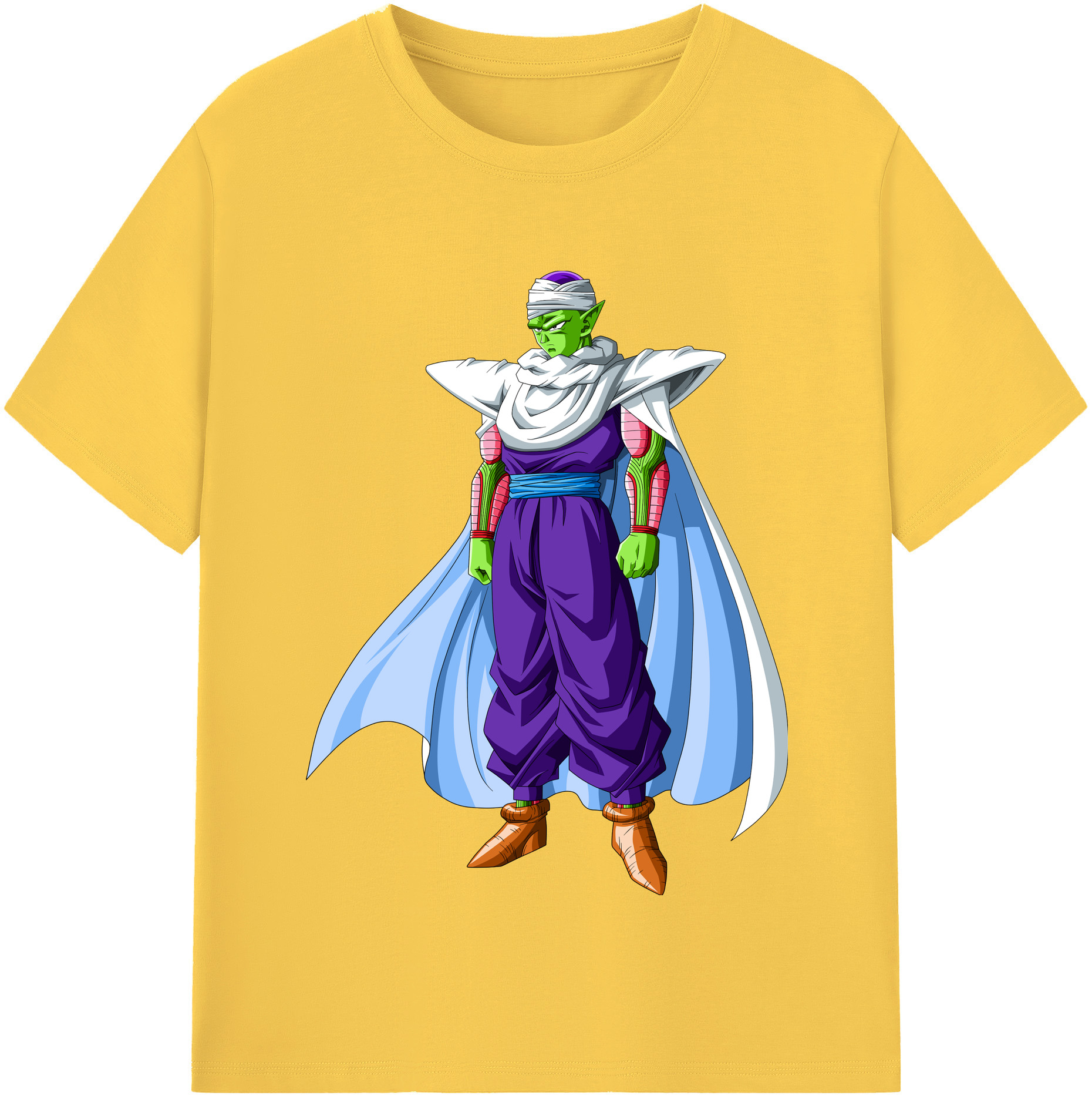 （画像用） ドラゴンボール ピッコロ DRAGON BALL Piccolo 綿100％半袖Tシャツ（フロントプリント）