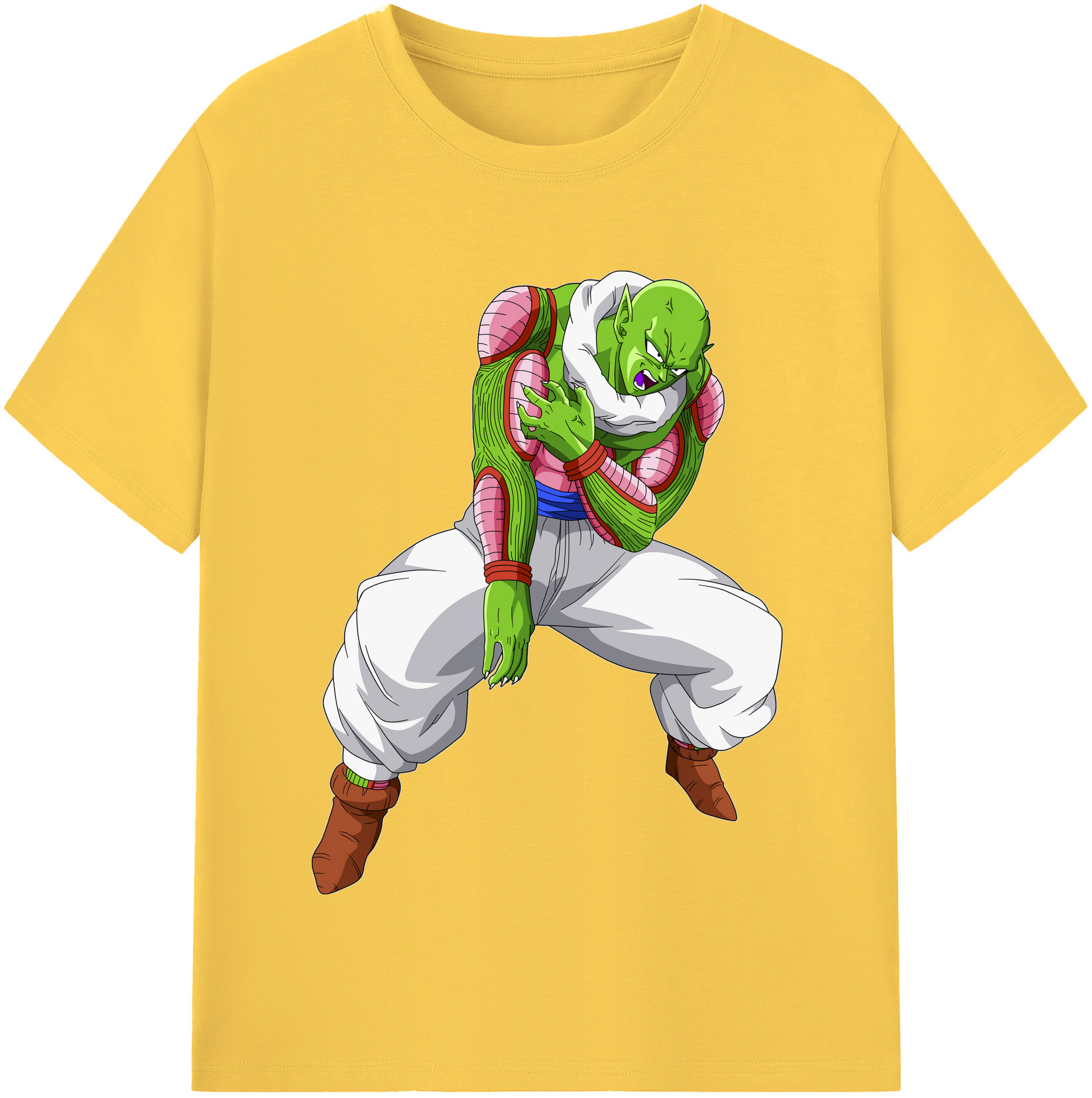 （画像用） ドラゴンボール ピッコロ DRAGON BALL Piccolo 綿100％半袖Tシャツ（フロントプリント）