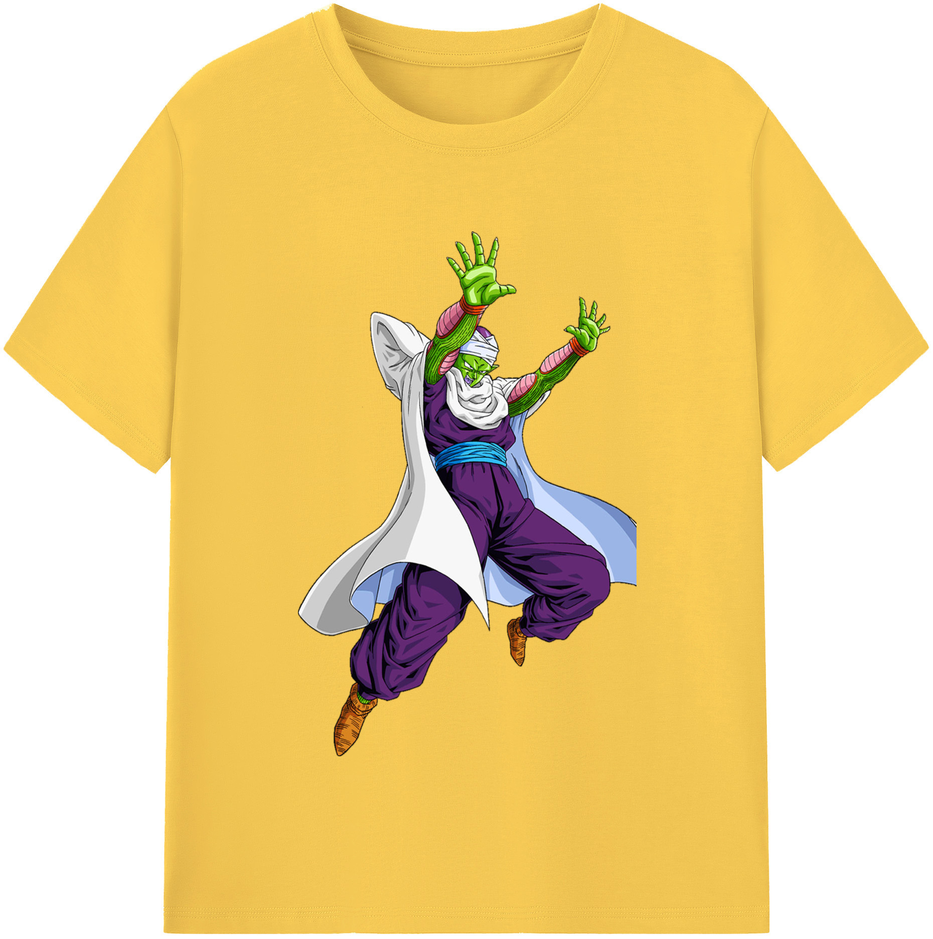 （画像用） ドラゴンボール ピッコロ DRAGON BALL Piccolo 綿100％半袖Tシャツ（フロントプリント）