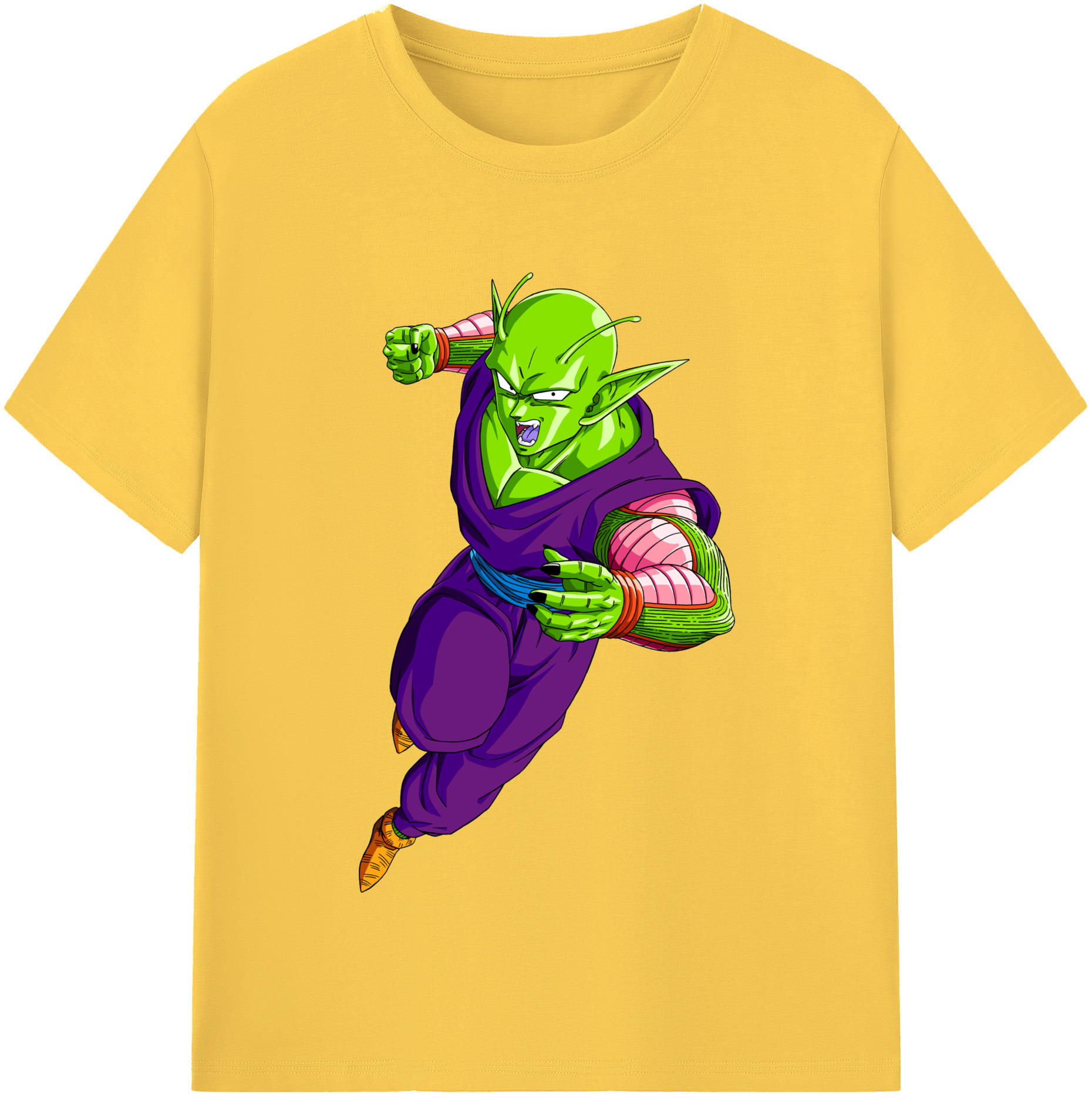 （画像用） ドラゴンボール ピッコロ DRAGON BALL Piccolo 綿100％半袖Tシャツ（フロントプリント）