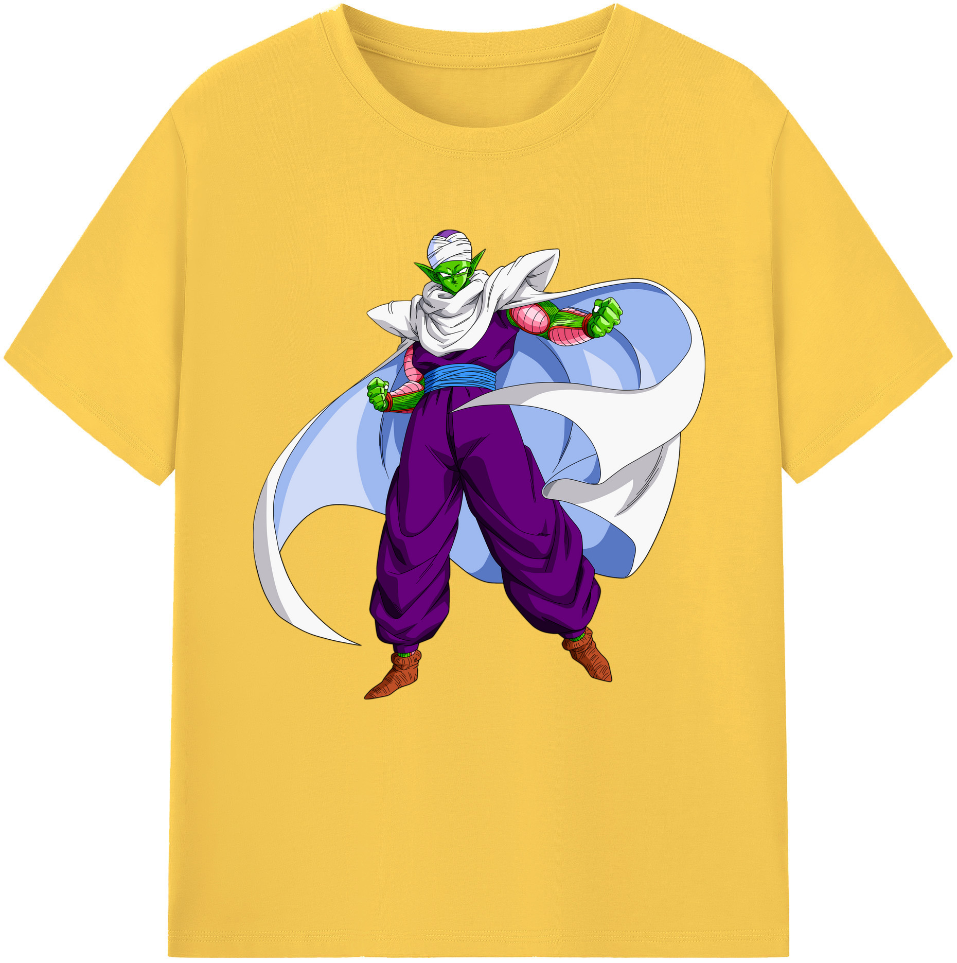 （画像用） ドラゴンボール ピッコロ DRAGON BALL Piccolo 綿100％半袖Tシャツ（フロントプリント）
